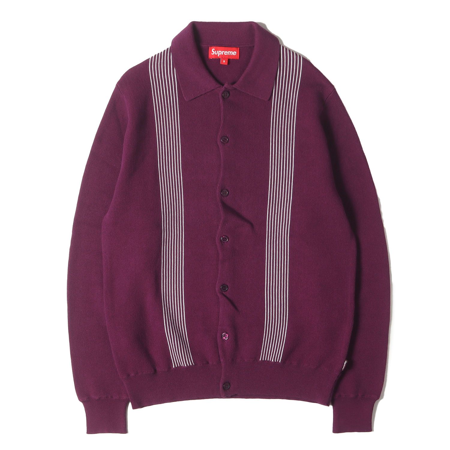 Supreme シュプリーム パープル系 サイズ:S | ストライプ ロング Supreme シュプリーム パープル系 サイズ:S | ストライプ ロング
