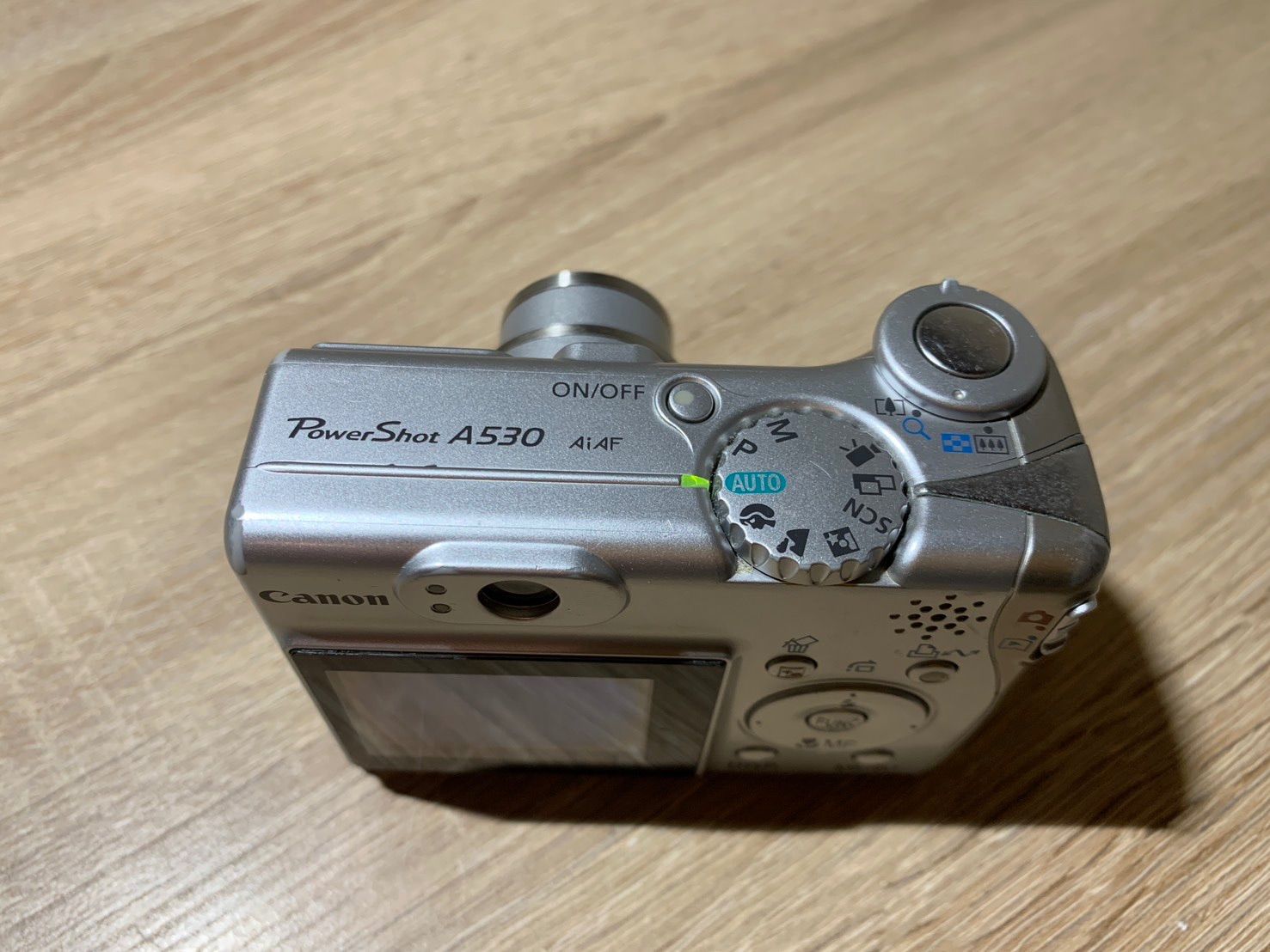 7899 Canon PowerShot A530 シルバー デジカメ 動作確認済み - メルカリ