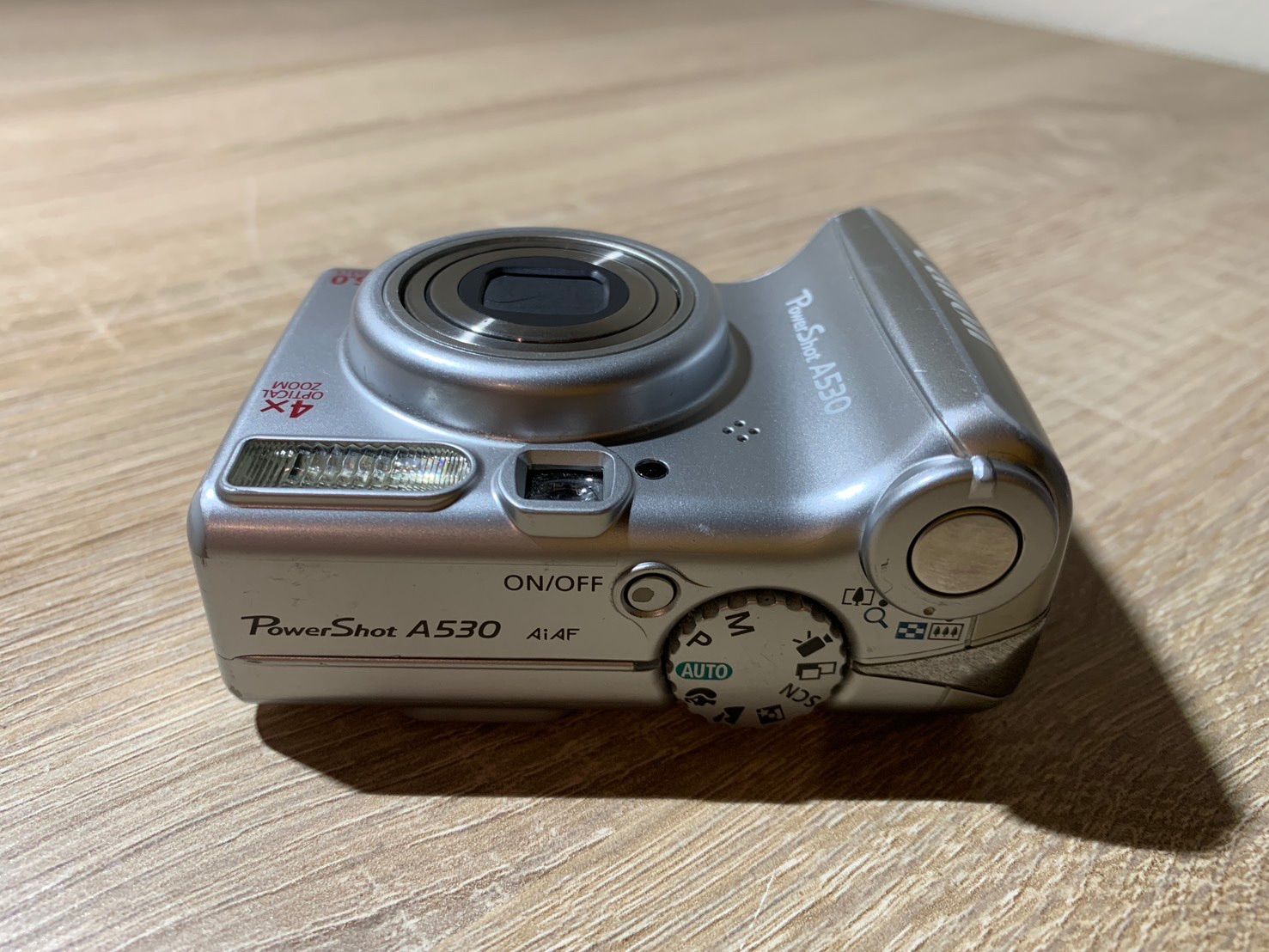 7899 Canon PowerShot A530 シルバー デジカメ 動作確認済み - メルカリ