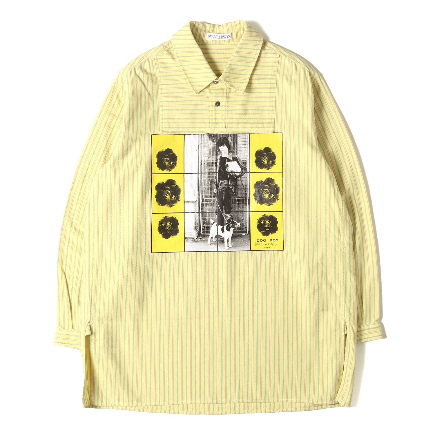 美品】JW ANDERSON ジェイ ダブリュー アンダーソン シャツ イエロー 