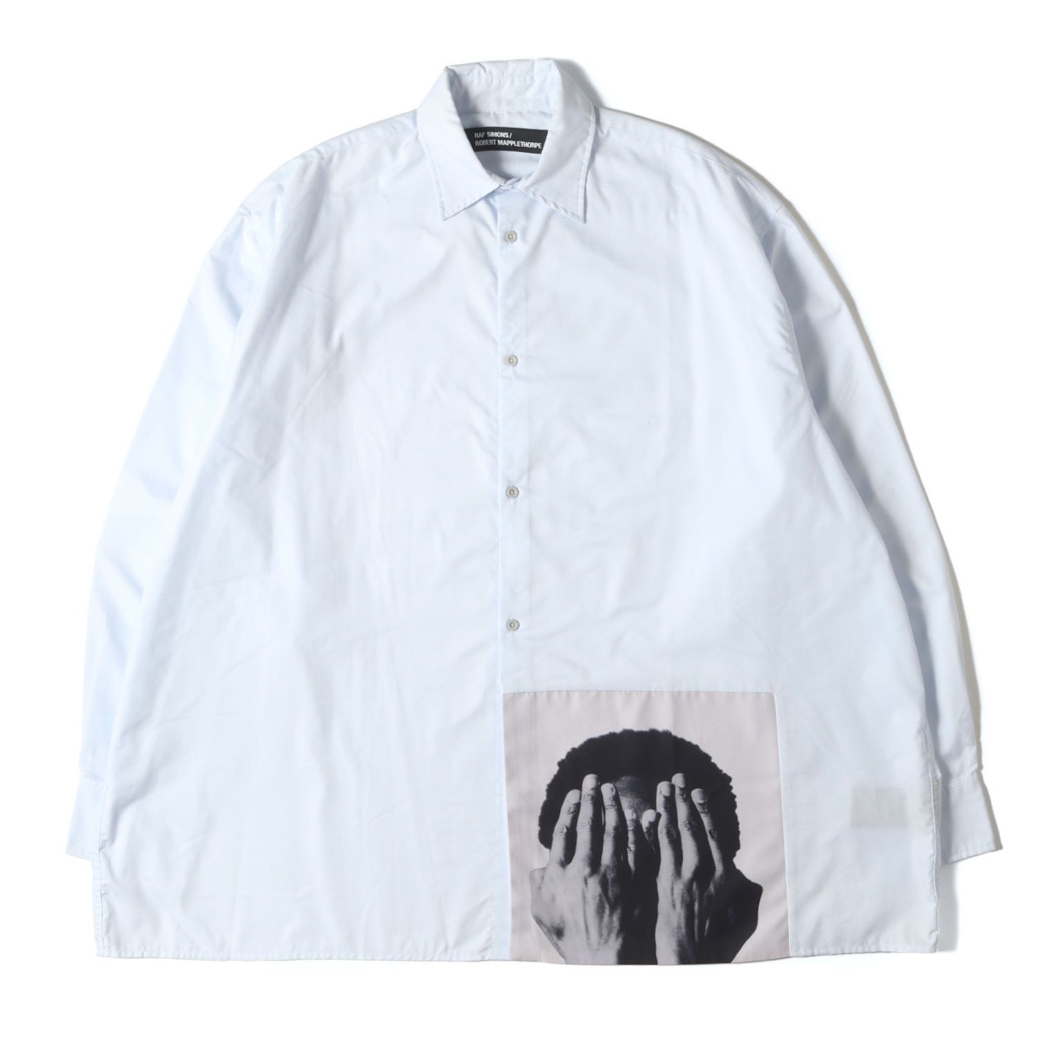RAF SIMONS ラフシモンズ シャツ サックスブルー サイズ:L | ROBERT