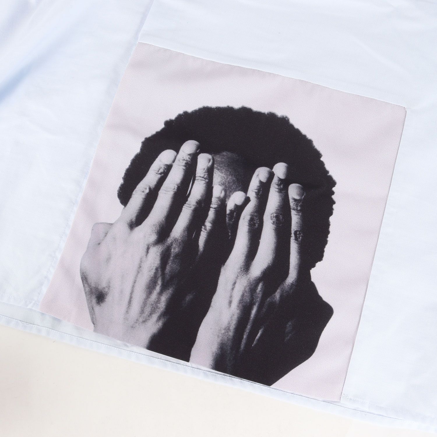 RAF SIMONS ラフシモンズ シャツ サックスブルー サイズ:L | ROBERT