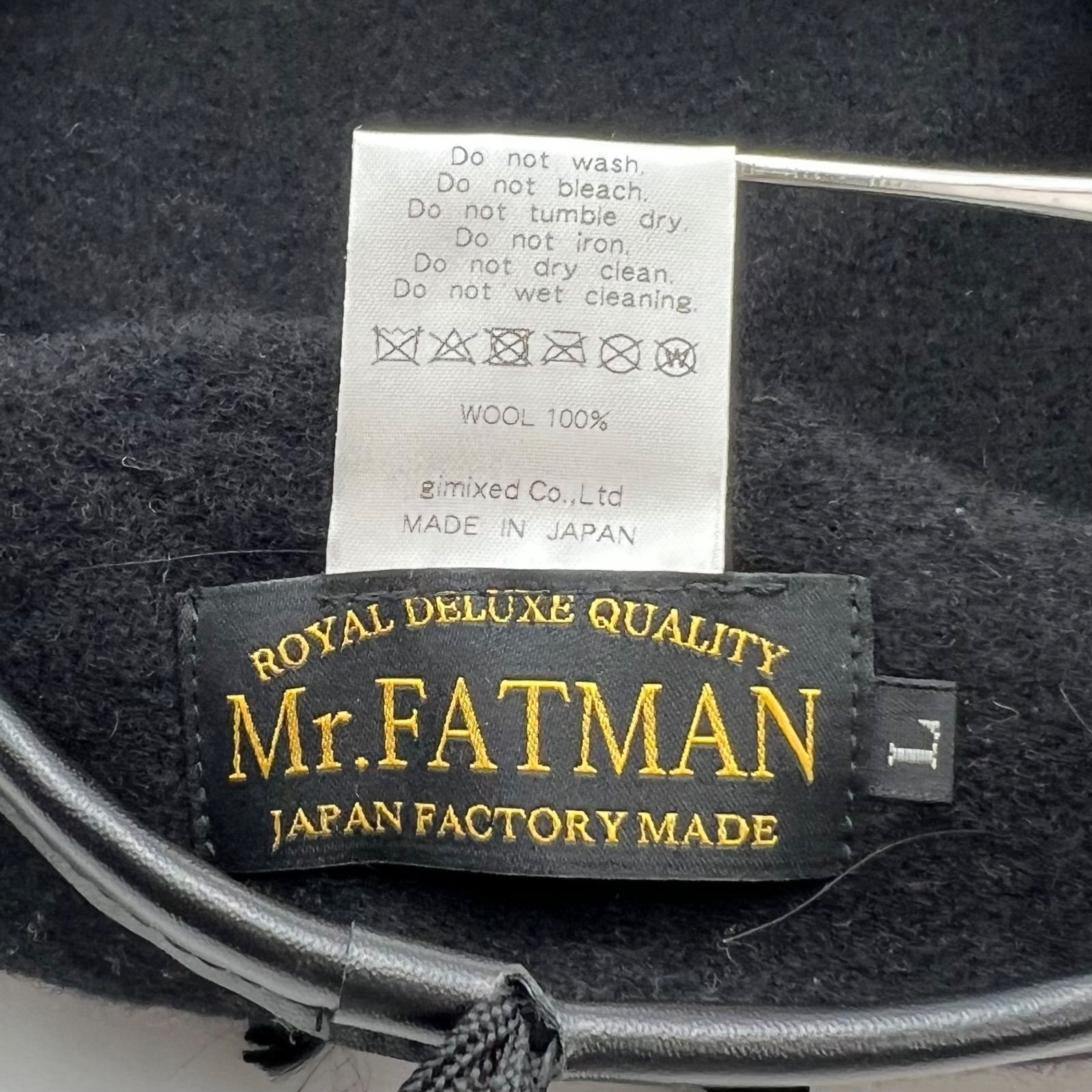 Mr.FATMAN JAPAN made VINCENT BASQUE BERET L ミスターファットマン