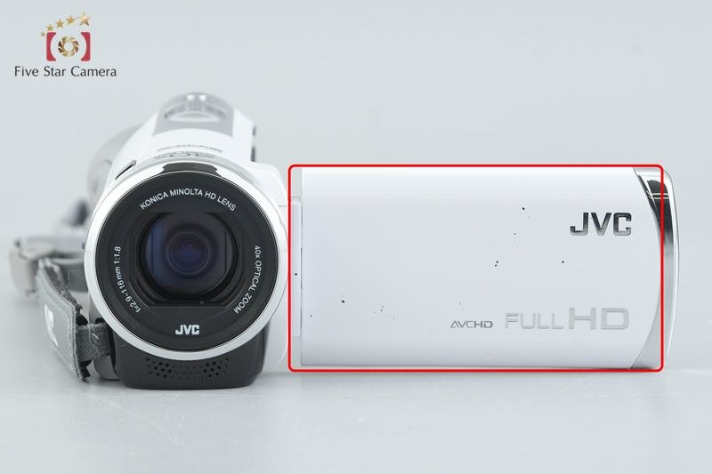 中古】JVC ケンウッド Everio GZ-E600-W ホワイト デジタルビデオ