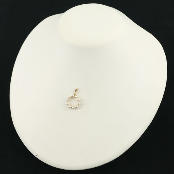 ミキモト ベビーパール ペンダントヘッド ミキモト ペンダントトップ ベビーパール 真珠 3.5mm リース サークル