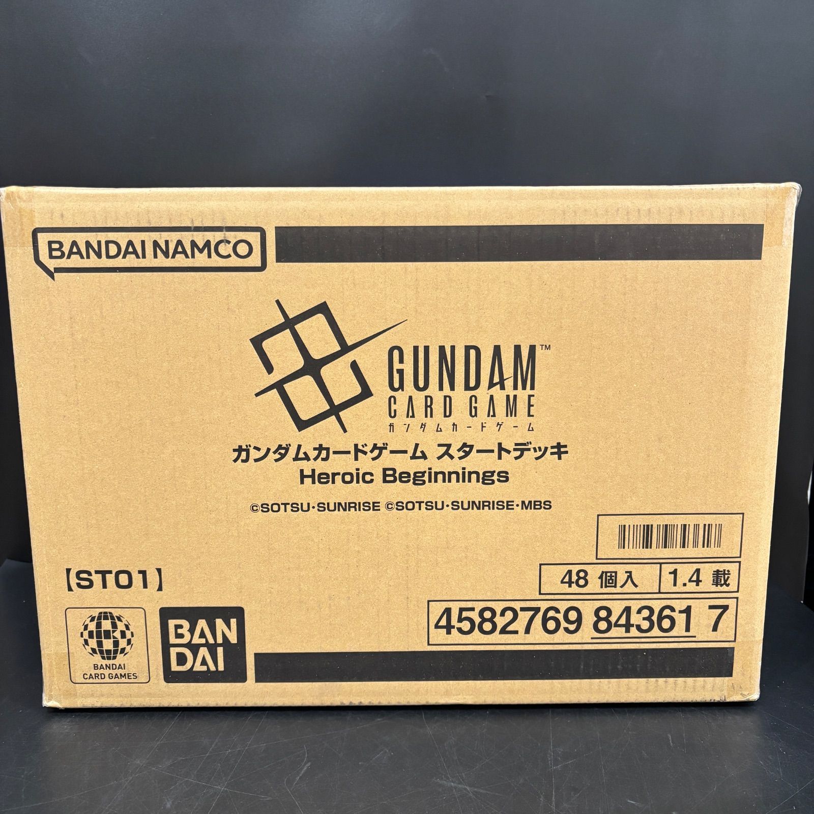 未開封カートン】ガンダムカードゲーム スタートデッキ 【ST01