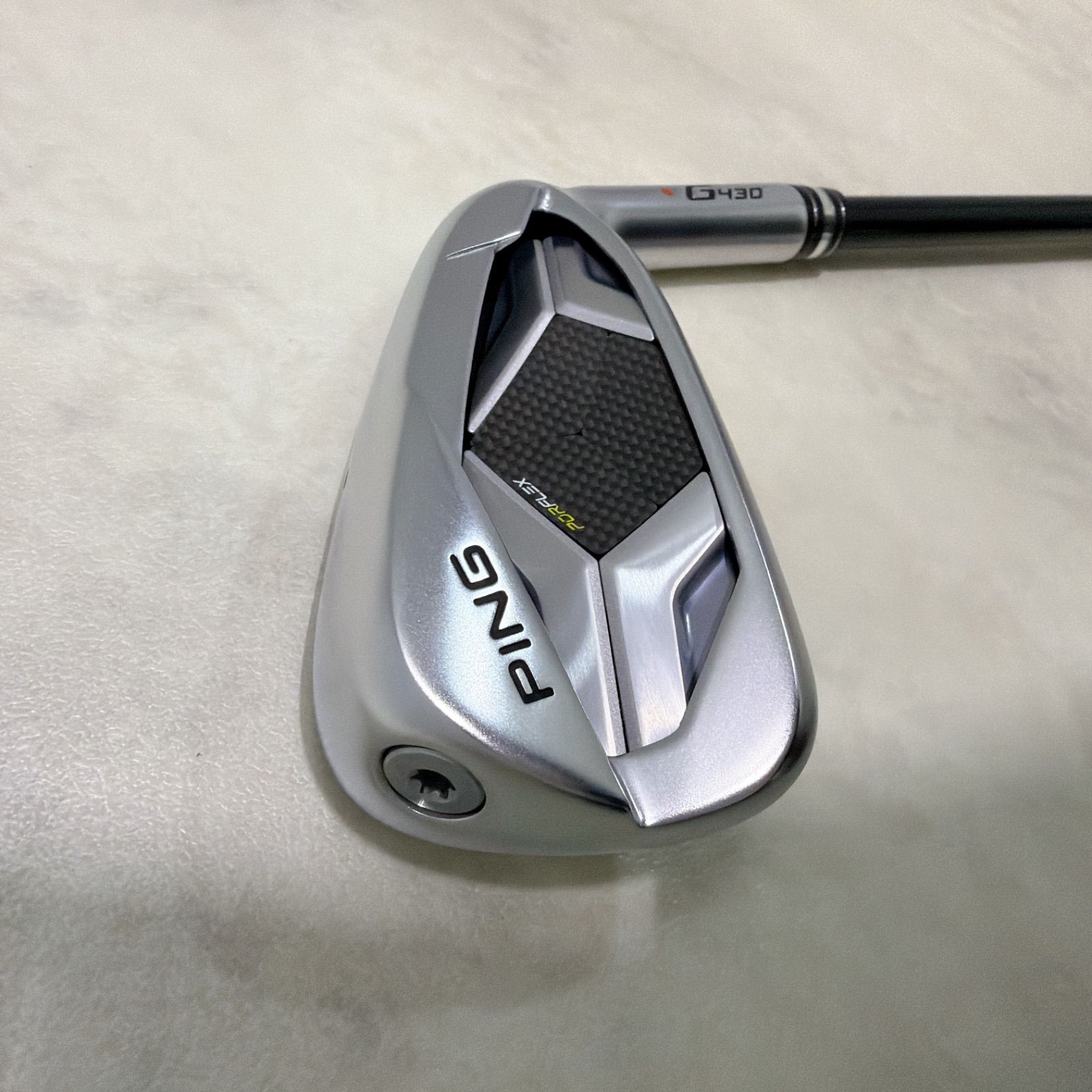 美品 PING G430 2023 7番単品アイアン 純正カーボン ALTA JCB ブラック