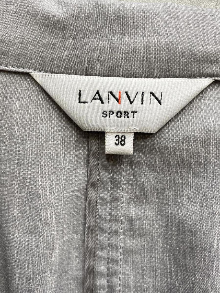 LANVIN SPORT ランバン スポール ゴルフ ジャケット size38/グレー