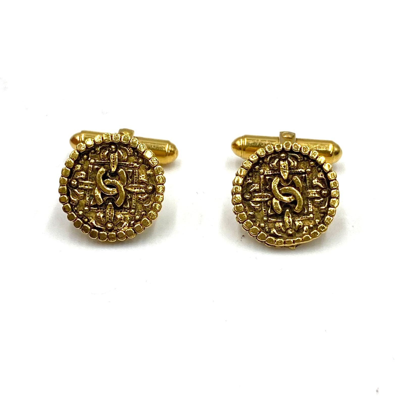 CHANEL シャネル ココマーク カフス カフリンクス スーツ 紳士