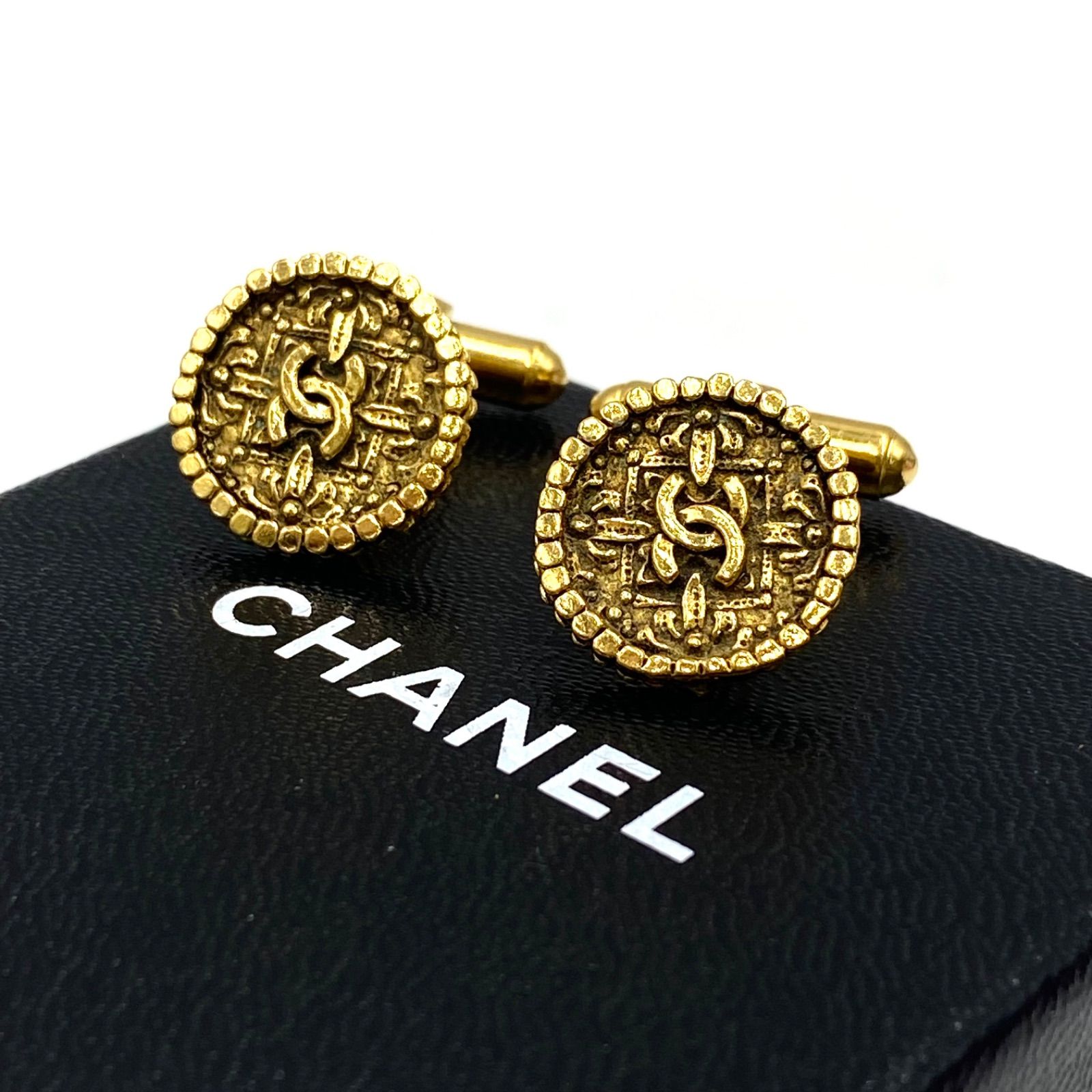 CHANEL シャネル ココマーク カフス カフリンクス スーツ 紳士