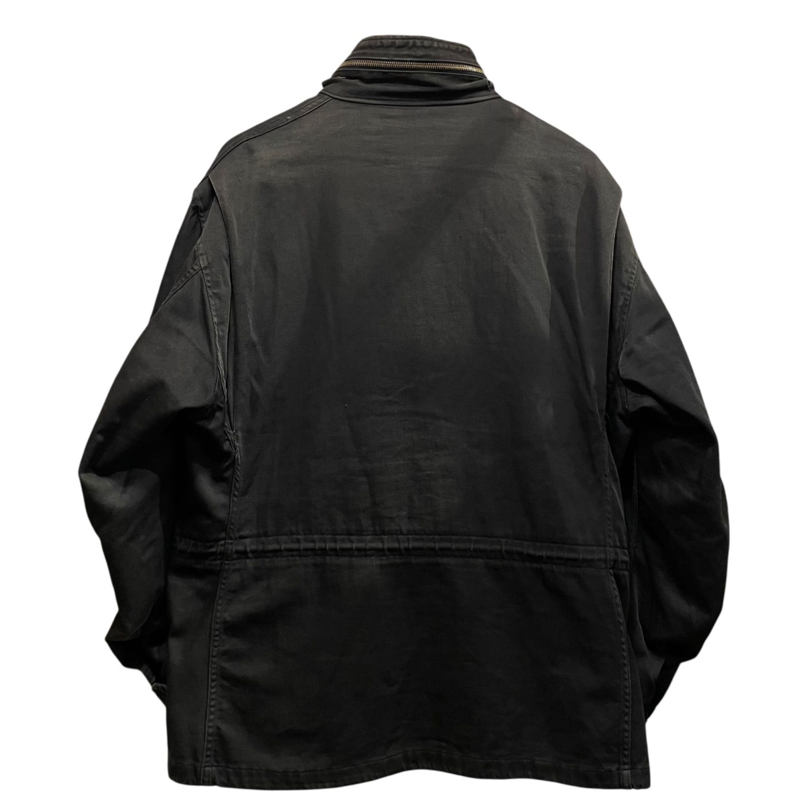 80s ALPHA M-65 Field Jacket 黒 L アルファ社製 民間 コットン100