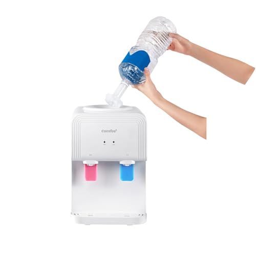 【未使用】COMFEE ウォーターサーバー 温水/冷水 2Lペットボトル対応 COMFEE' ウォーターサーバー 卓上 ペットボトル対応 コンパクト 温水