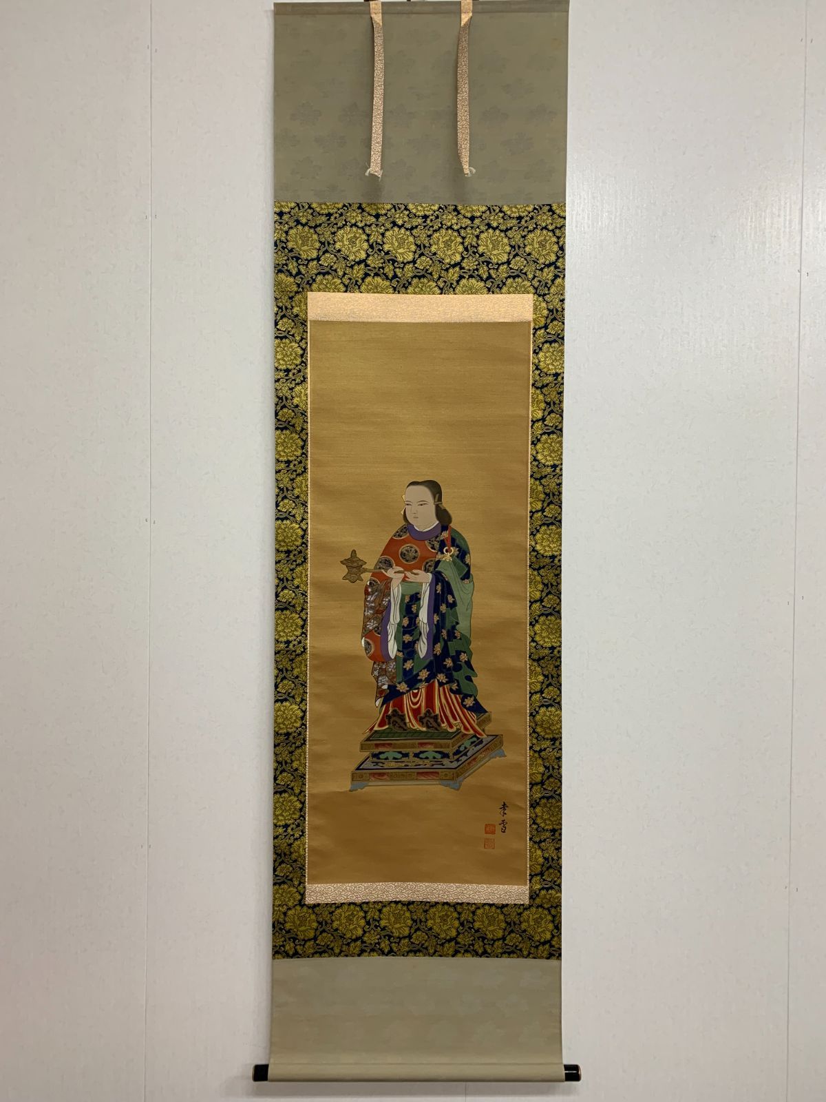 「蓬莱山」　國井幸雪　掛け軸 掛軸 共箱あり 蓬莱山」 國井幸雪 掛け軸 掛軸 共箱あり Yahoo!オークション -「国井