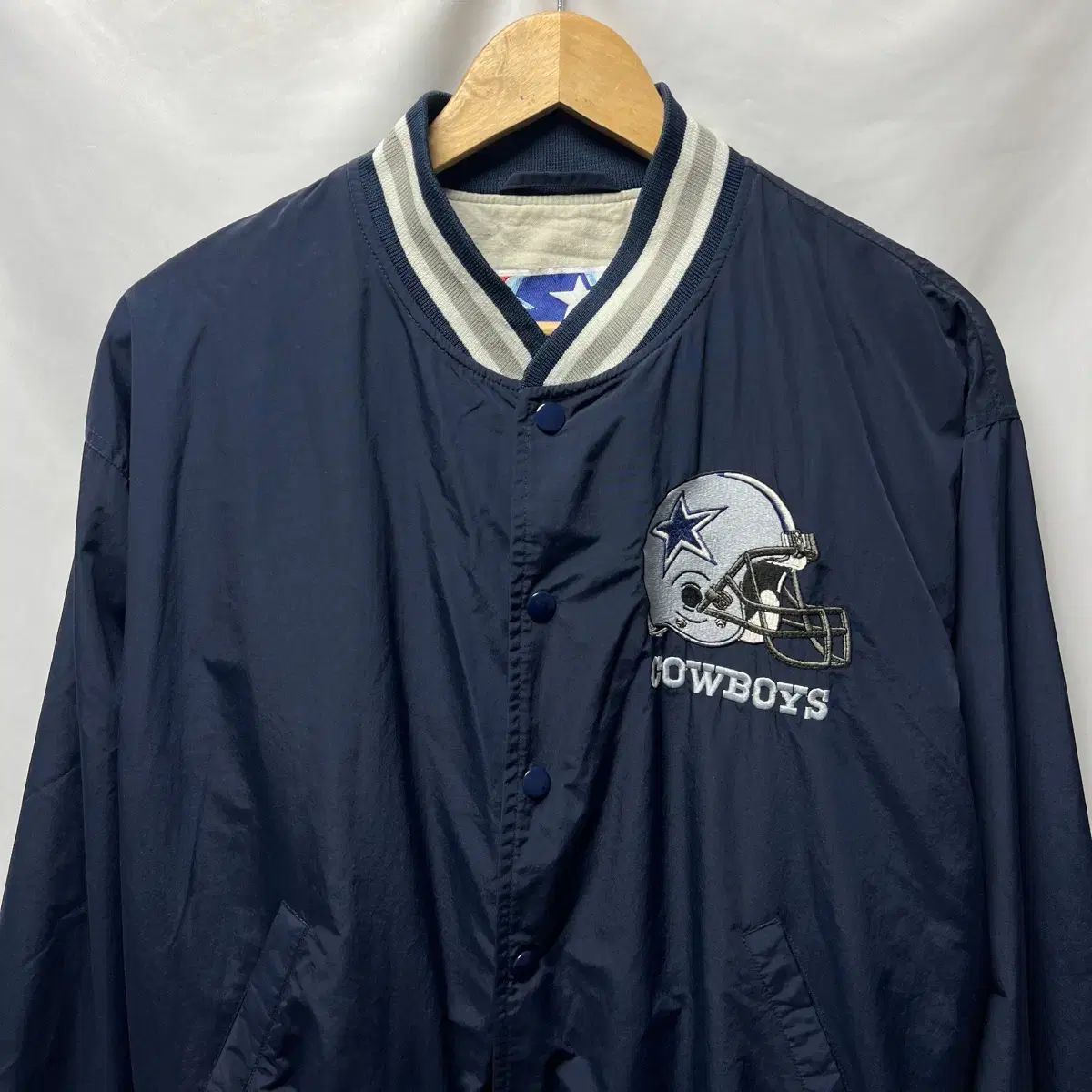 正規品/L スターター NFL 90s ダラス カウボーイズ ネイビー