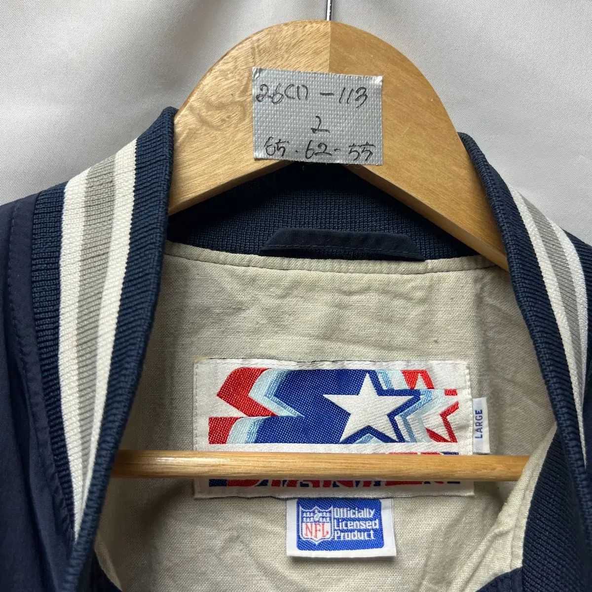 正規品/L スターター NFL 90s ダラス カウボーイズ ネイビー