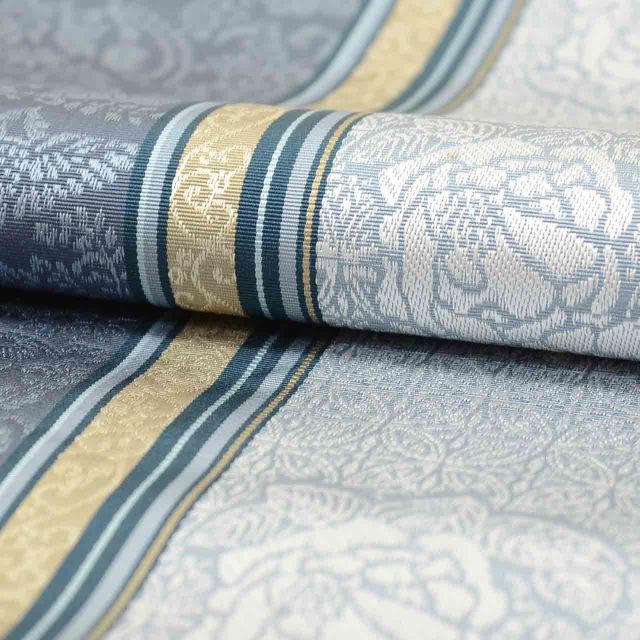 [美品] 本場筑前博多織　袋帯　正絹　緑　臙脂　洒落袋　博多帯　小紋　証紙あり 楽天市場】本場筑前 正絹 角帯 小袋帯 博多織 緑証紙（現在の金証紙