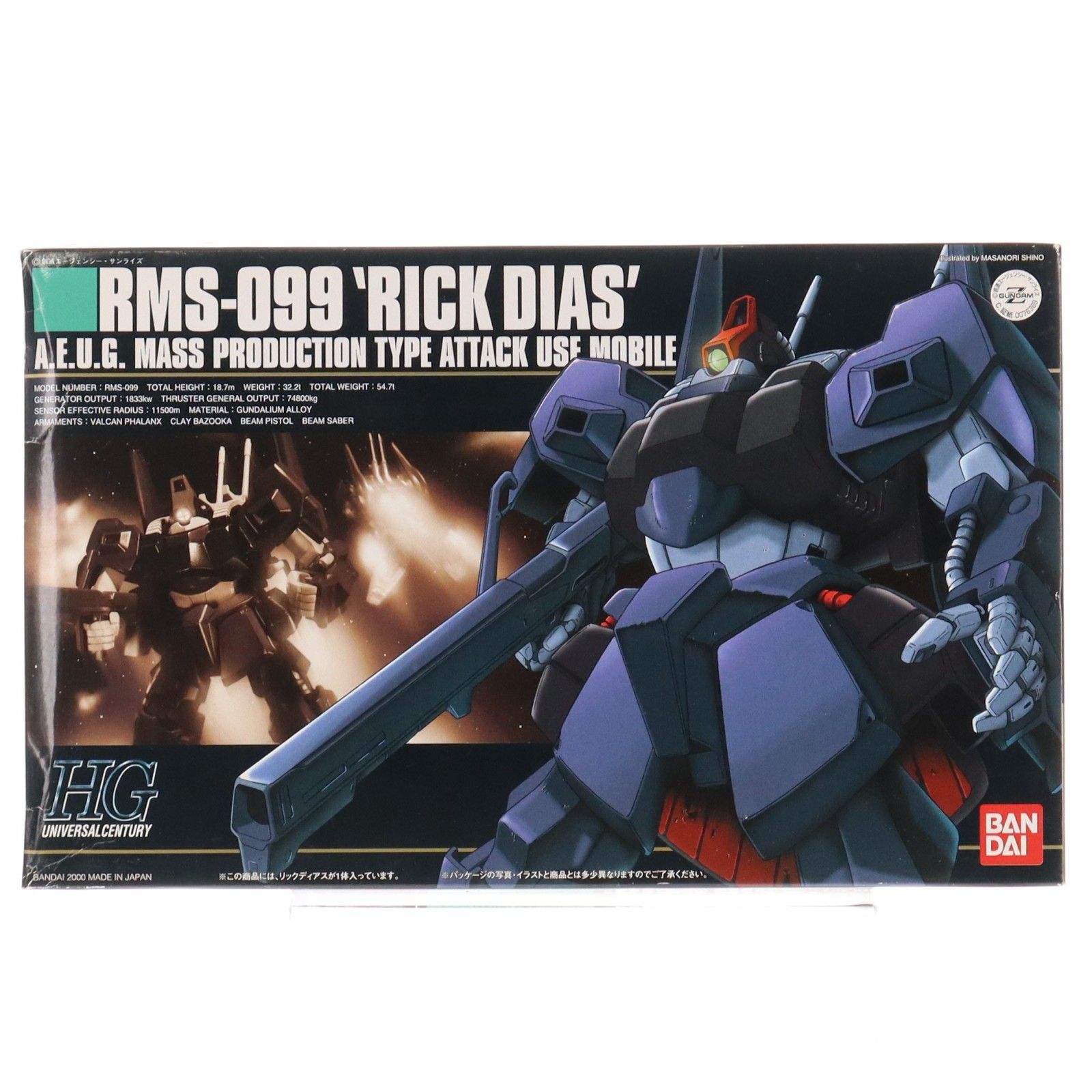 HGUC 1/144 RMS-099 リックディアス 機動戦士Zガンダム プラモデル