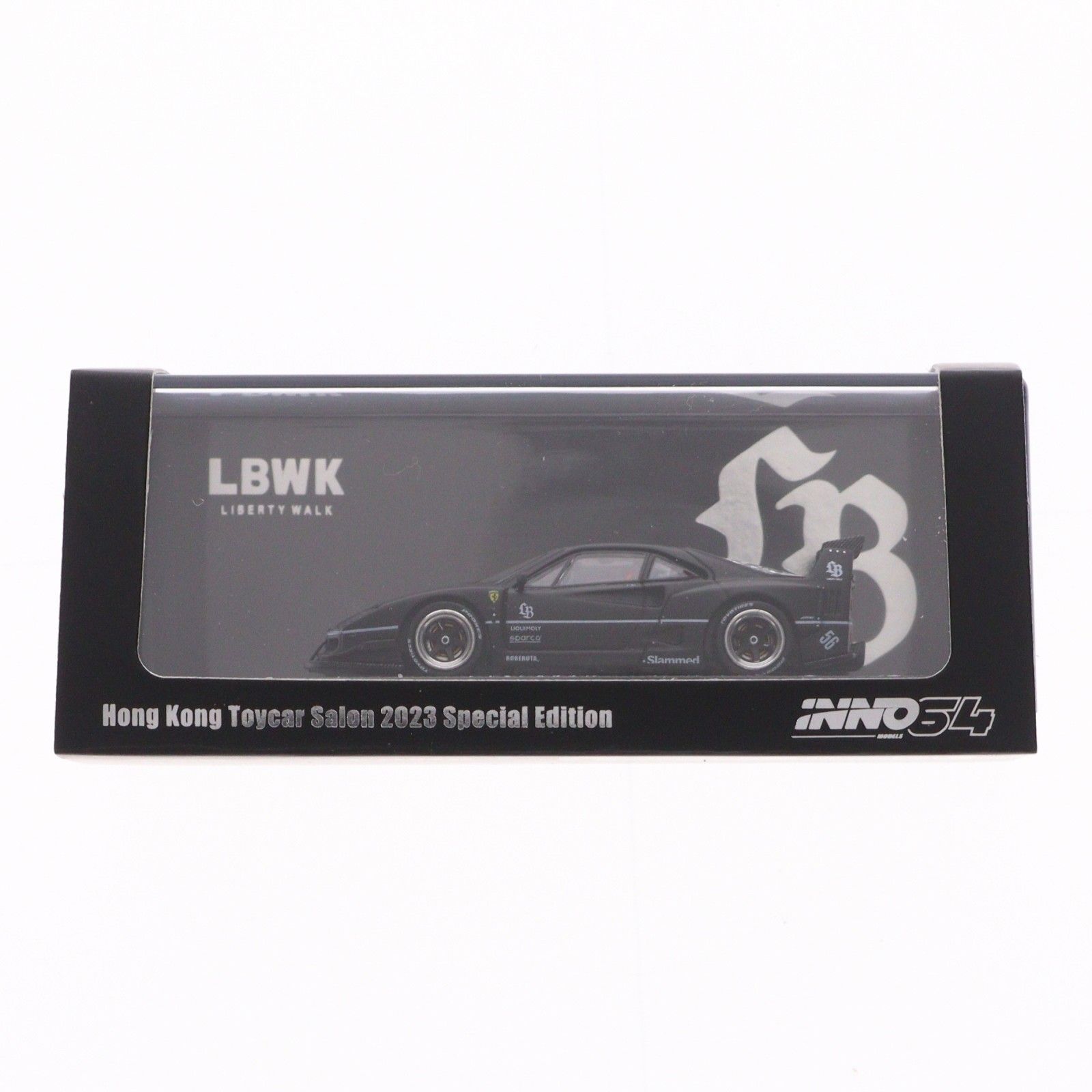 INNO64 1/64 LBWK Ferrari(フェラーリ) F40 マットブラック Hong Kong