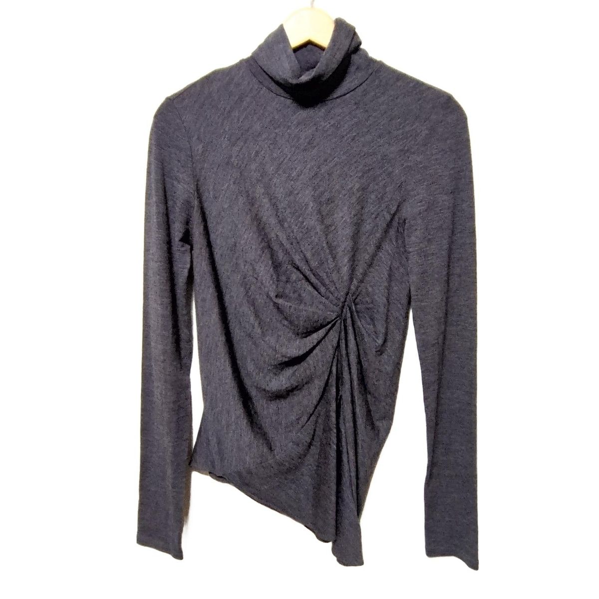 極美品✨ブルネロクチネリ　長袖カットソーS グレーホワイト BRUNELLO CUCINELLI(ブルネロクチネリ) 長袖カットソー サイズM