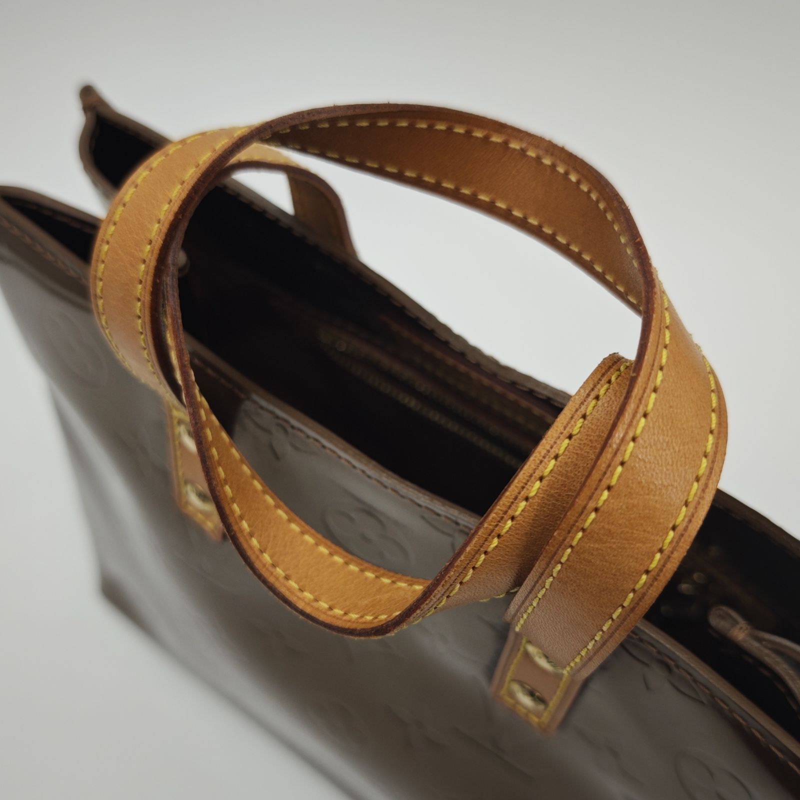 中古】LV ヴェルニ リードPM ハンドバッグ ブロンズ - メルカリ