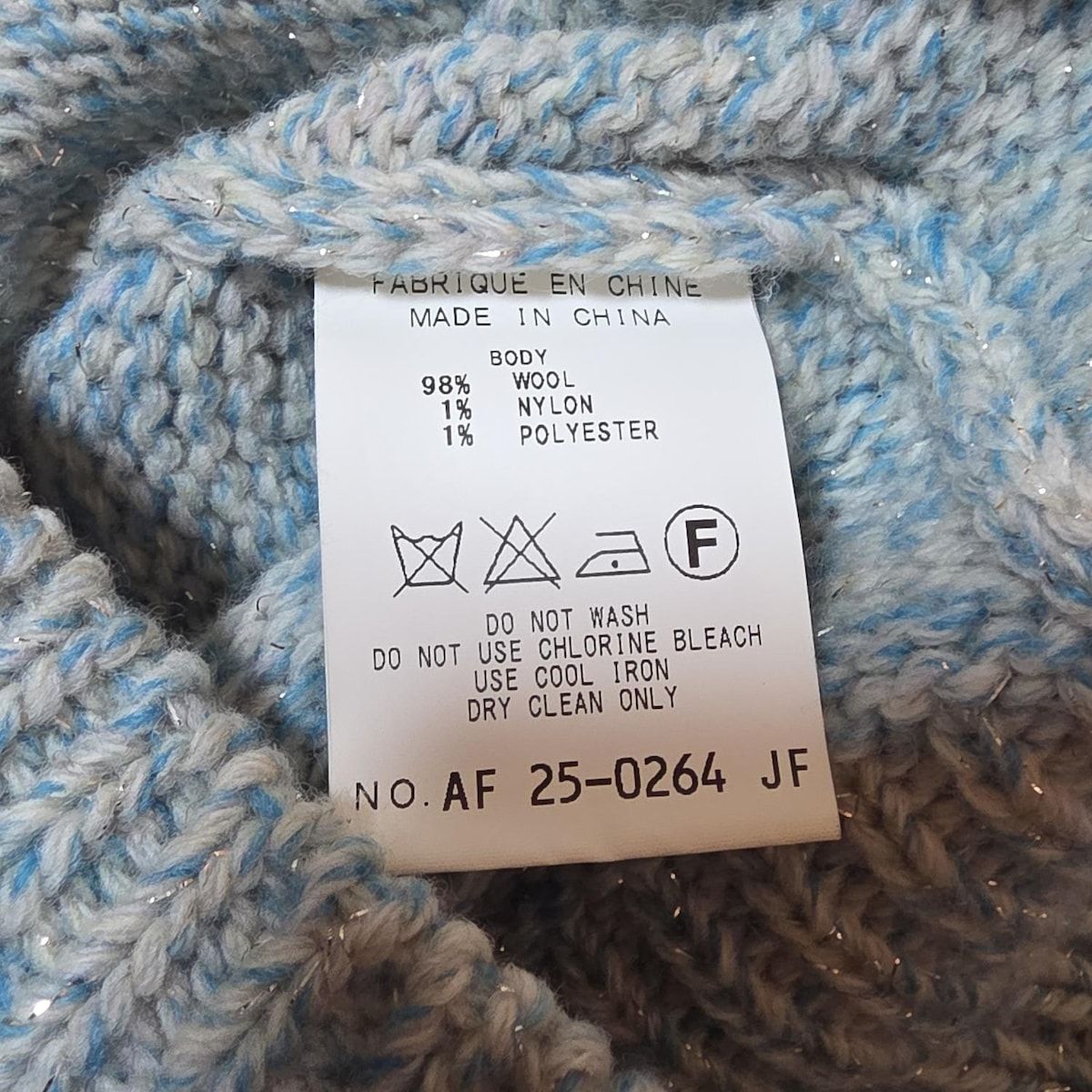 ケイタマルヤマ　ブルー　ミモザ　カーディガン　サイズ2 綿 KEITA MARUYAMA(ケイタマルヤマ) カーディガン サイズ2 M レディース美