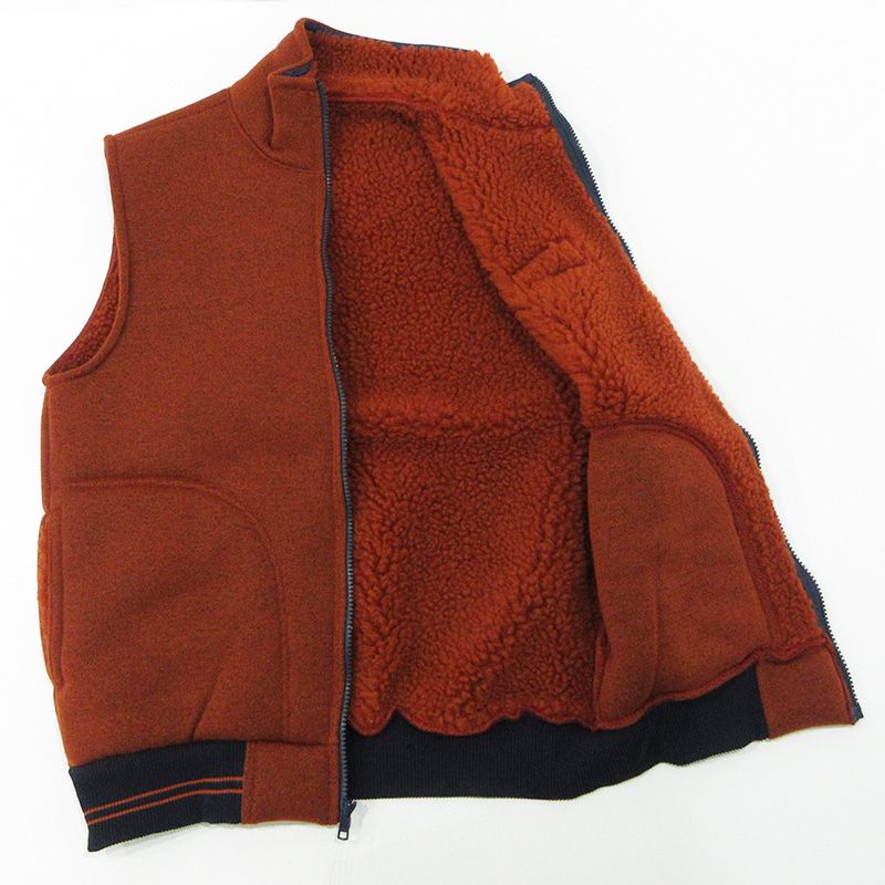 ウエアハウス　ヘラーズカフェ　オールドフリース　パイルベスト　サイズ40 ウエアハウス ヘラーズカフェ オールドフリース パイルベスト サイズ40