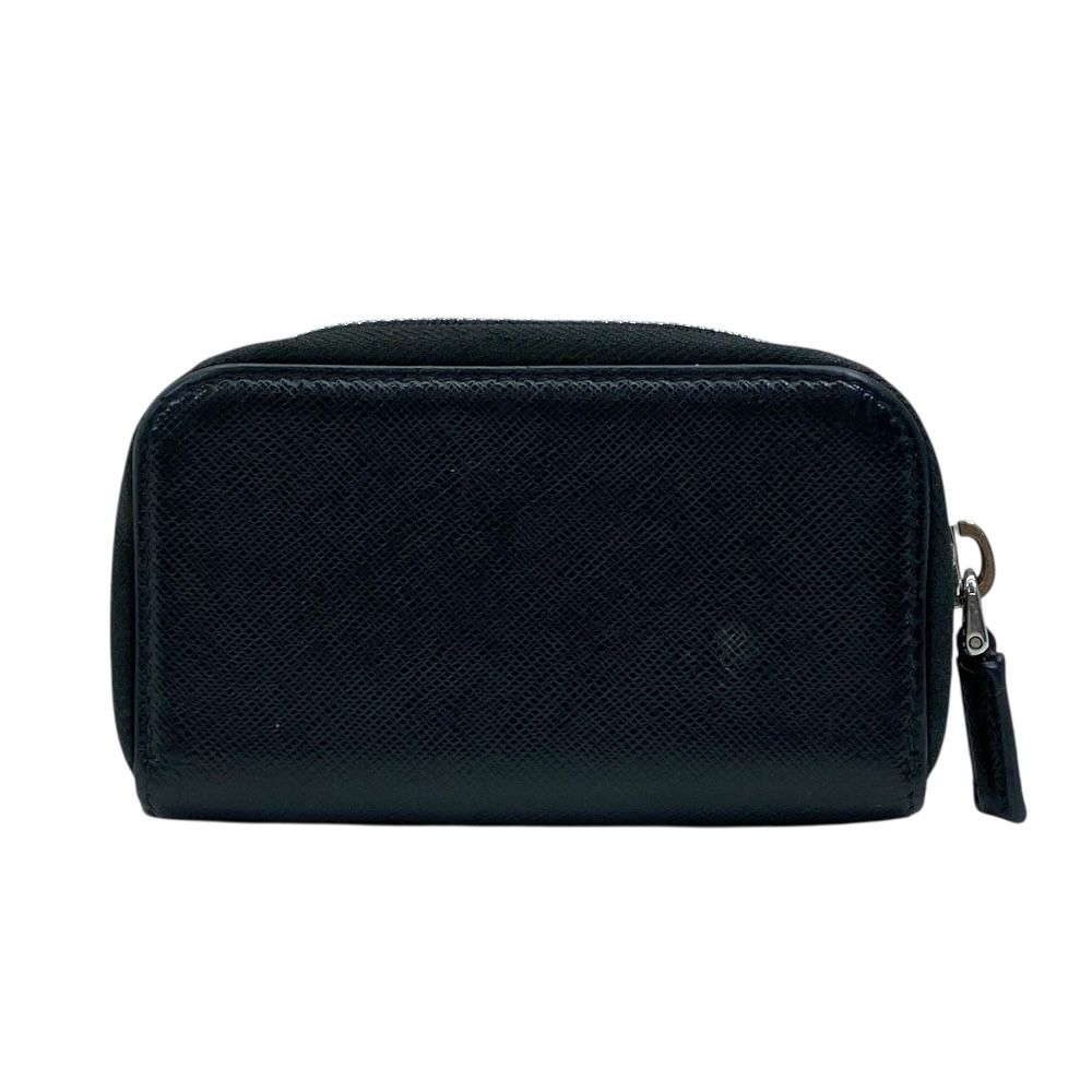 プラダ ラウンドファスナー 6連 キーケース サフィアーノ レザー ロゴ