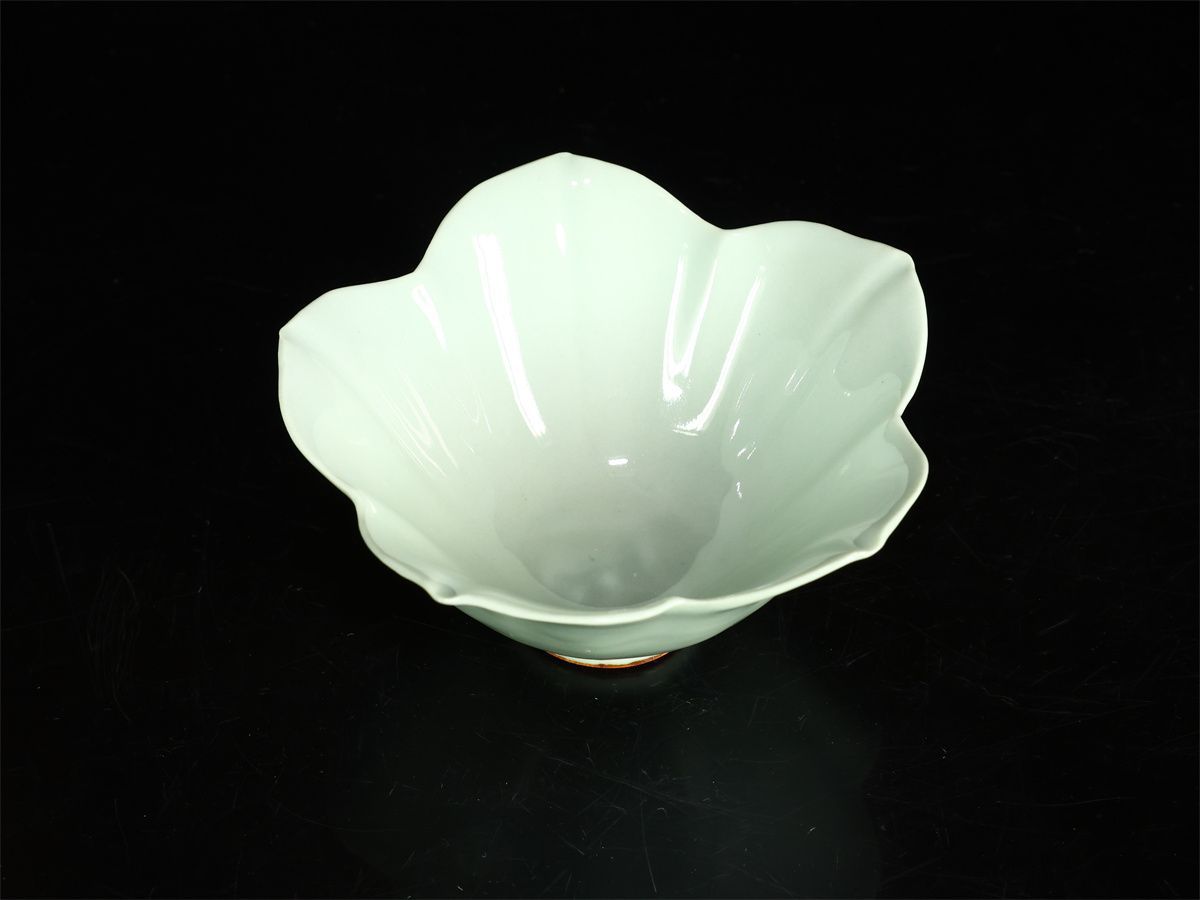 帝室技芸員 【三代 清風与平】 青磁 向付 小皿 小鉢 二種 10点セット