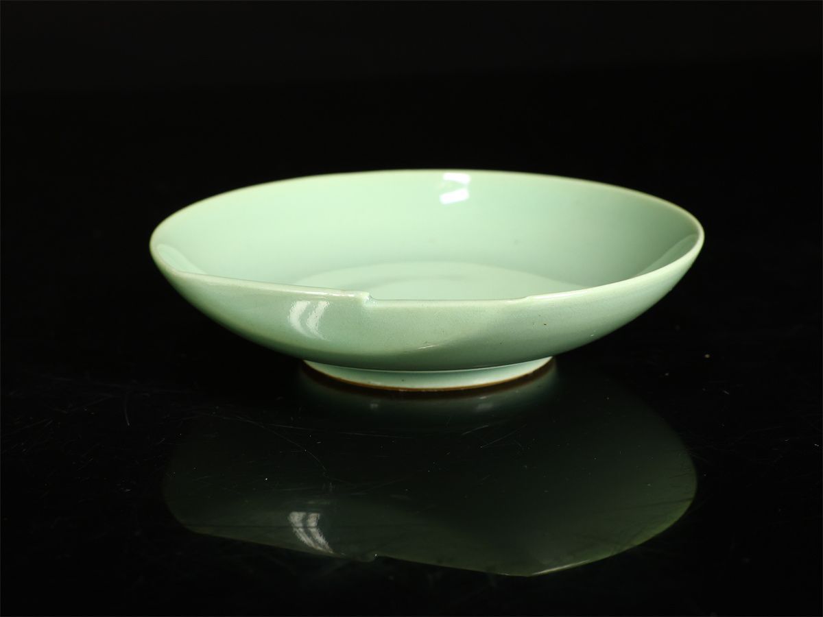 帝室技芸員 【三代 清風与平】 青磁 向付 小皿 小鉢 二種 10点セット