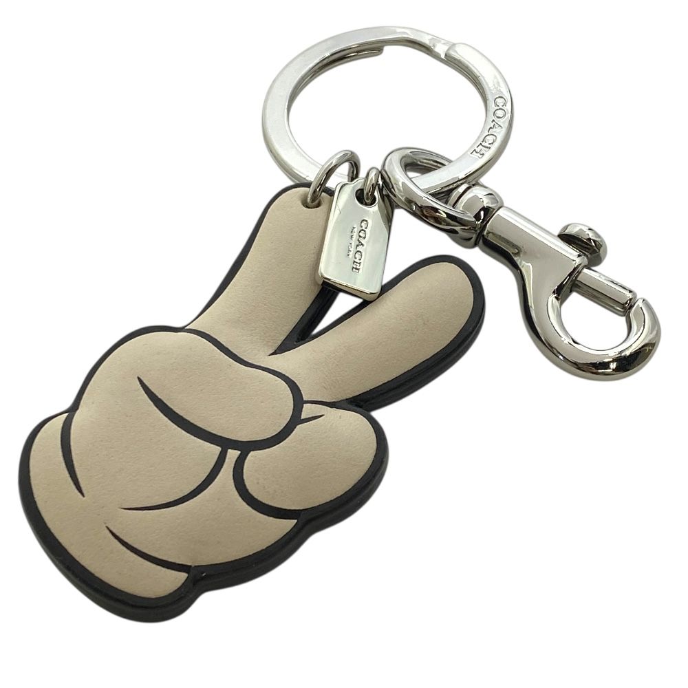 コーチ ディズニーコラボ ミッキー ハンド キーホルダー キーリング