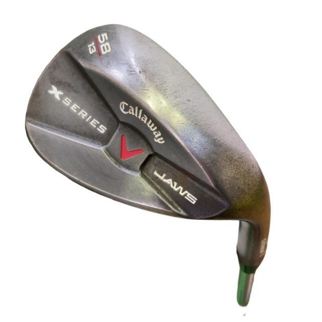 中古】 キャロウェイ X SERIES JAWS ブラック・ビンテージ 58°/13