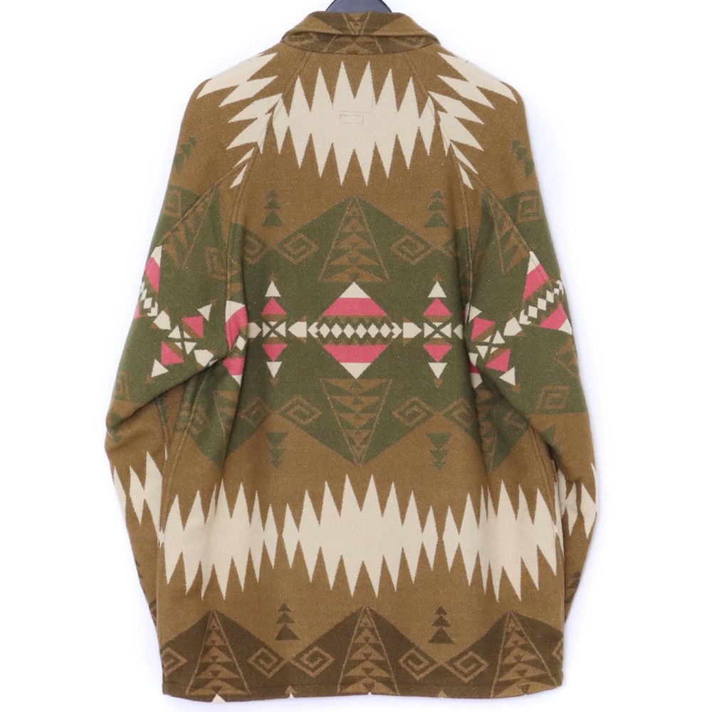 VISVIM HOPILAND COAT NATIVE BLANKET サイズ2 ブラウン 0123105013005