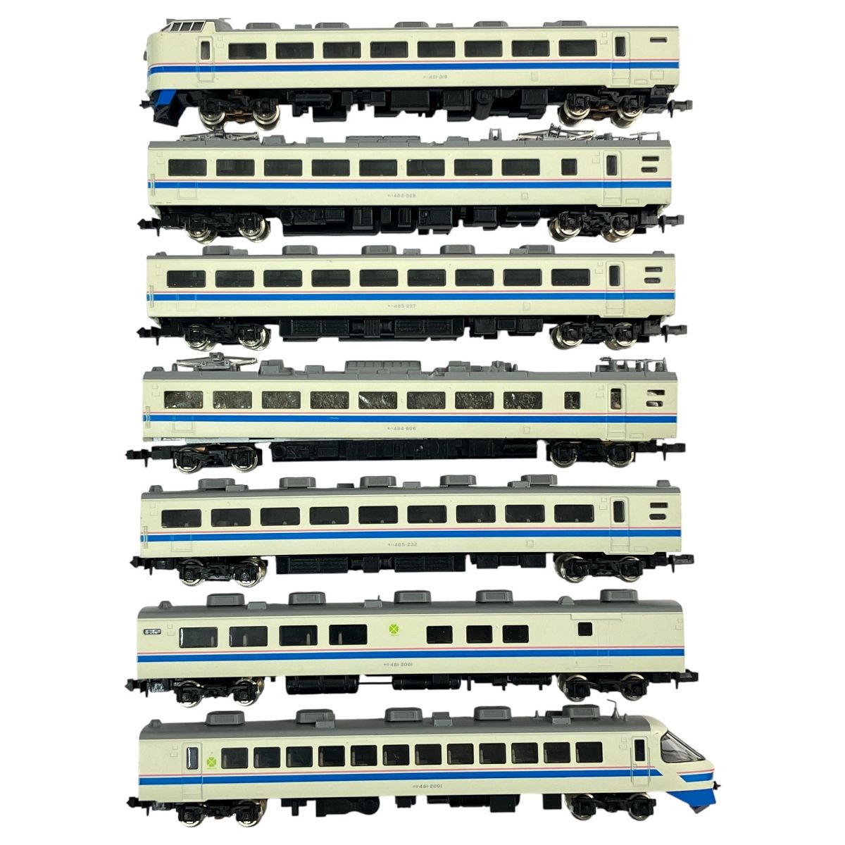 鉄道模型　スーパー雷鳥 TOMIX 92629 JR西日本 485系特急電車 スーパー雷鳥仕様 7両セット N