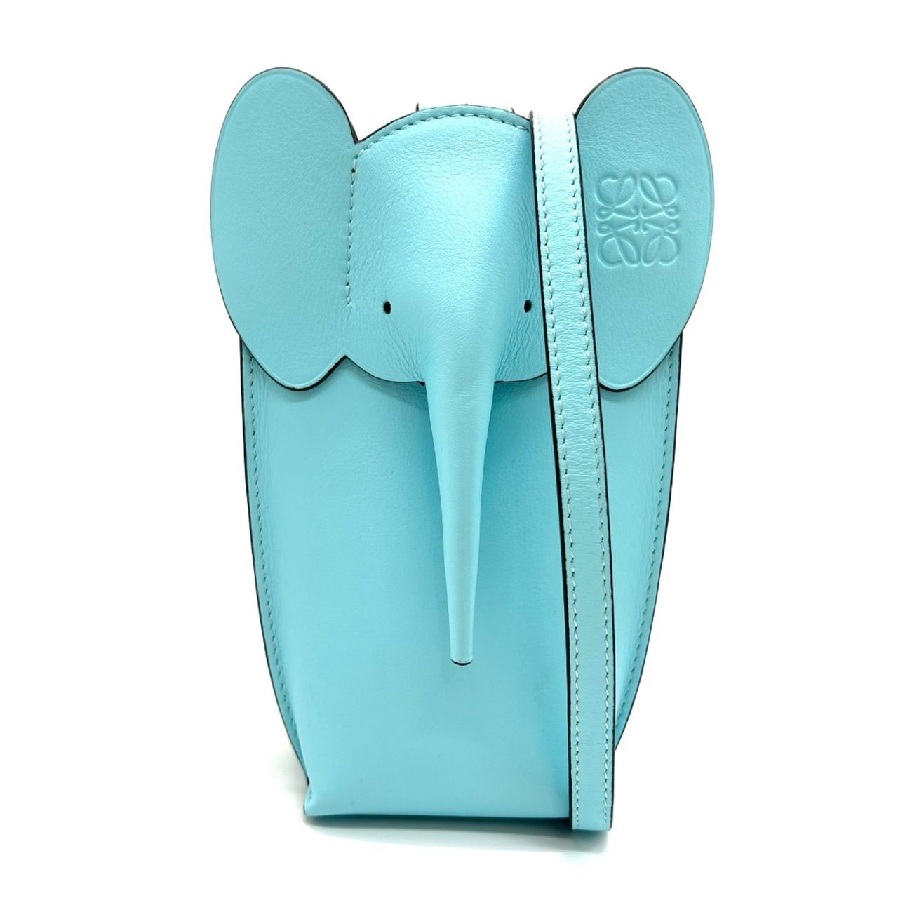 LOEWE ロエベ エレファントポケット ショルダーバッグ ゾウ レザー 像