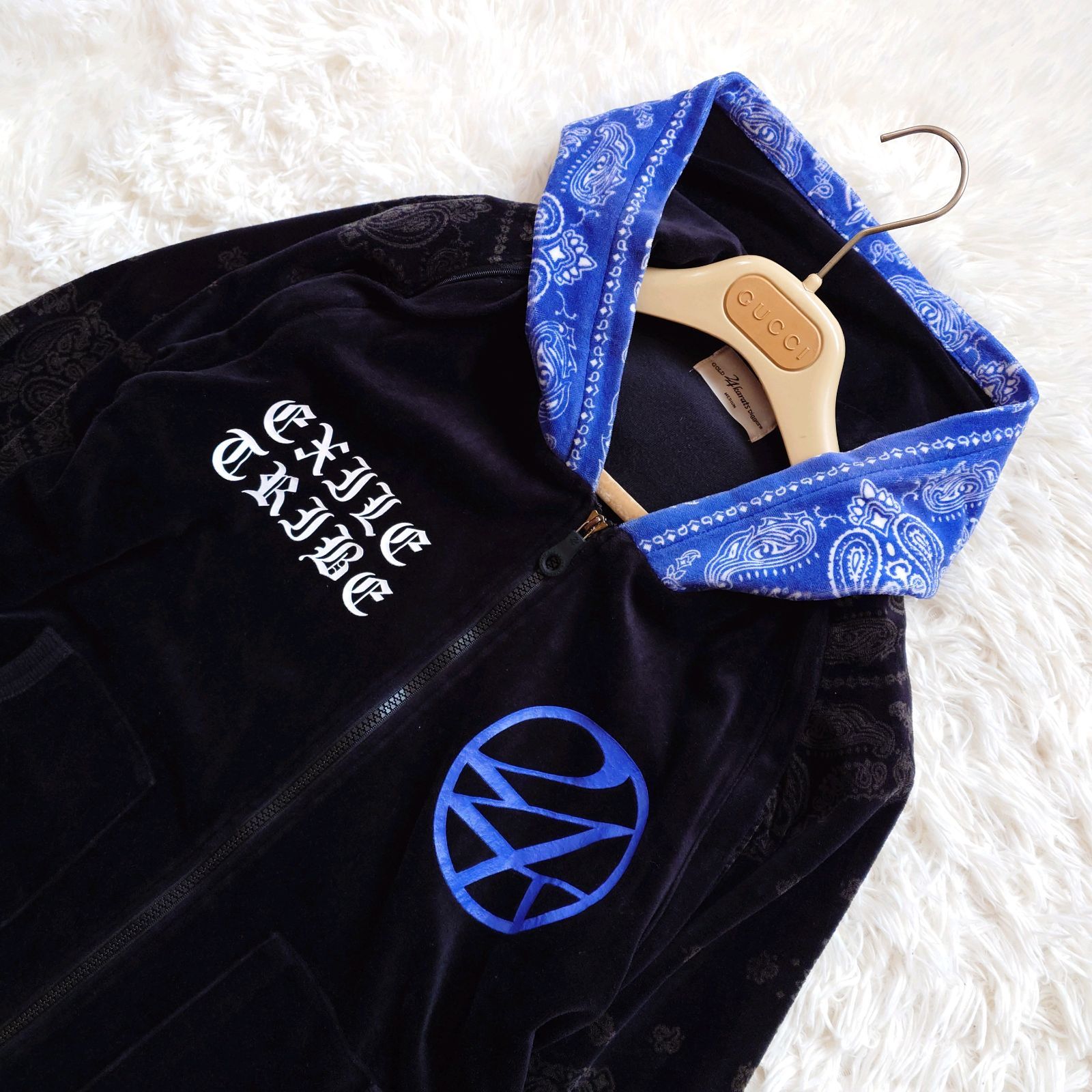 希少 24karats 24カラッツ EXILE TRIBE 2way ベロア セットアップ