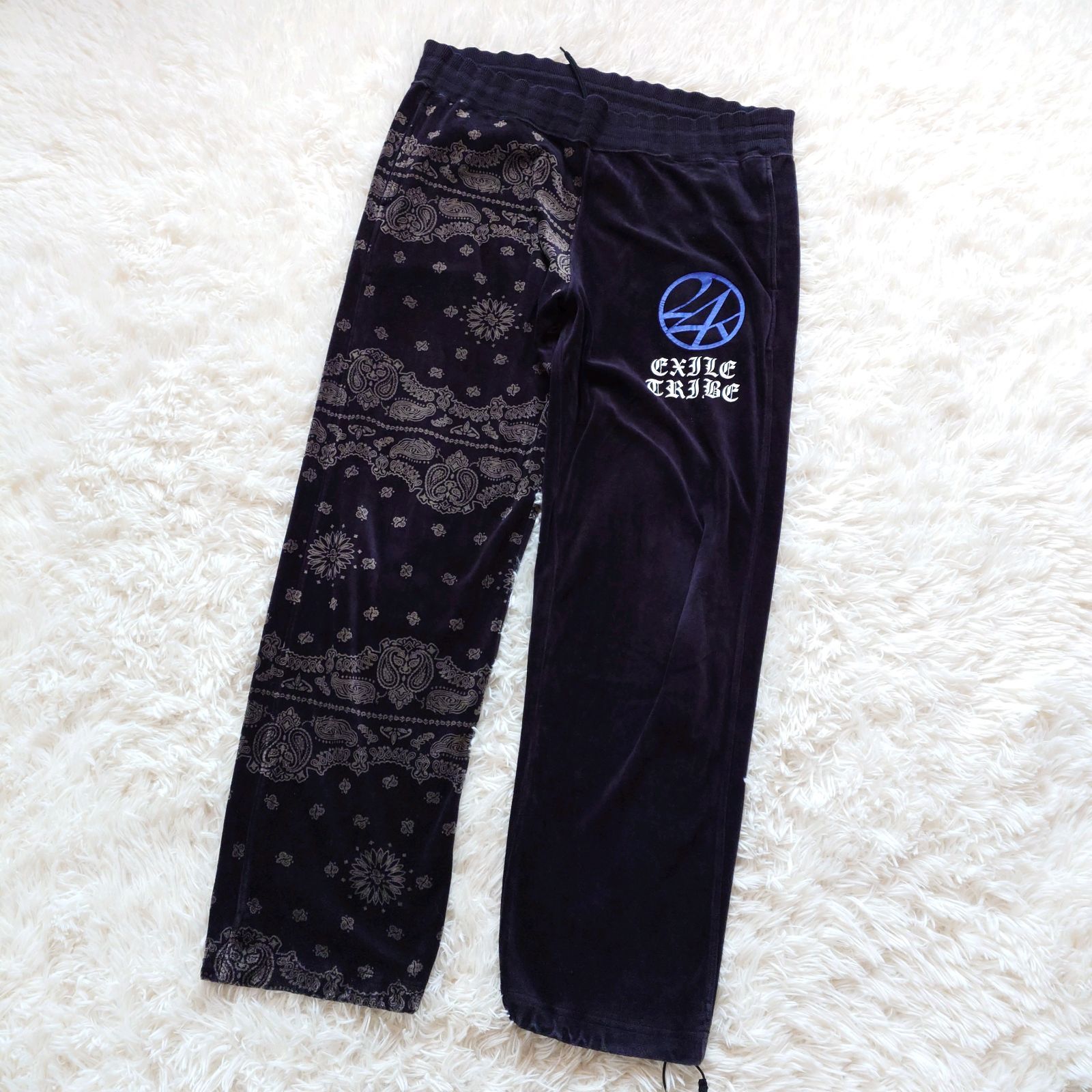 希少 24karats 24カラッツ EXILE TRIBE 2way ベロア セットアップ