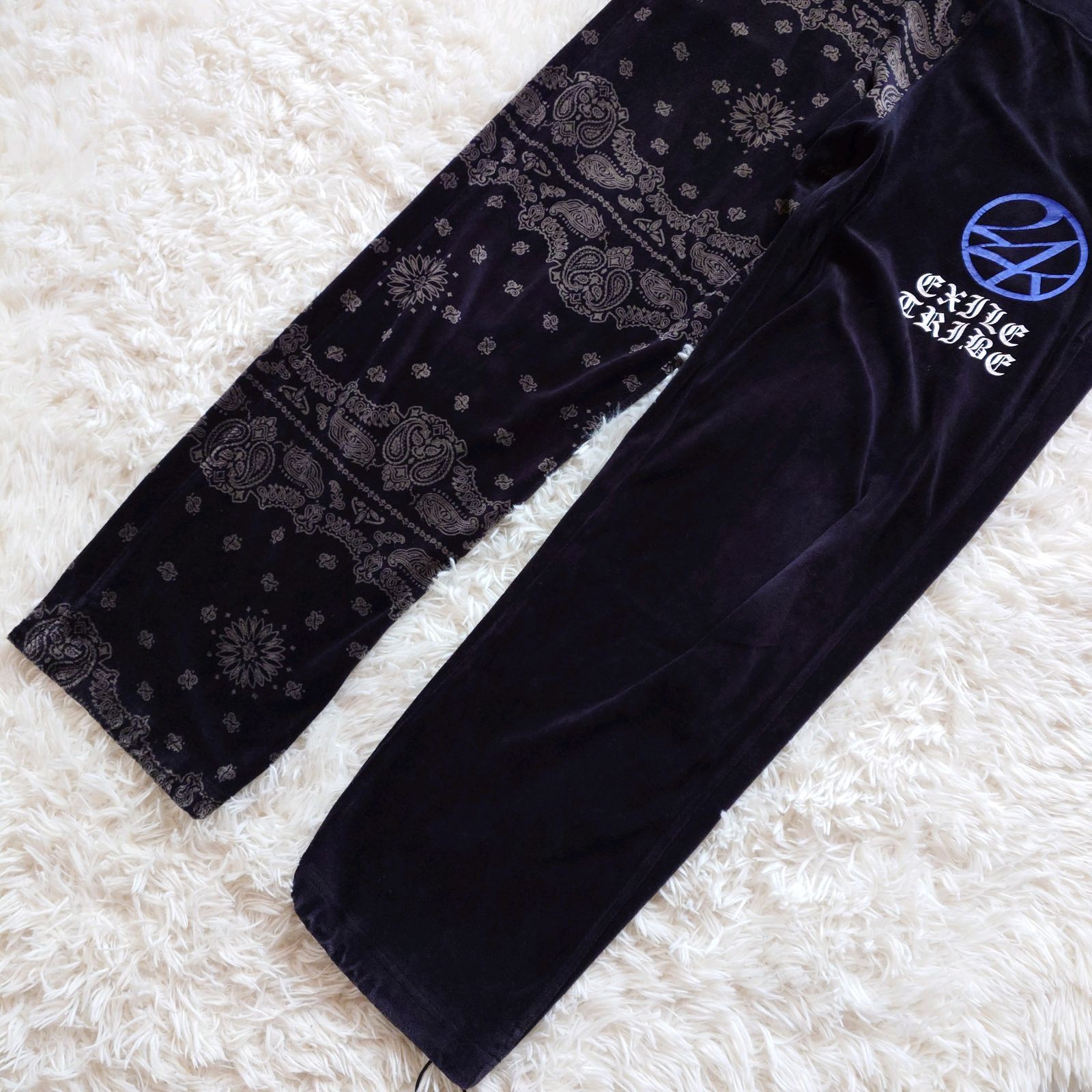 希少 24karats 24カラッツ EXILE TRIBE 2way ベロア セットアップ