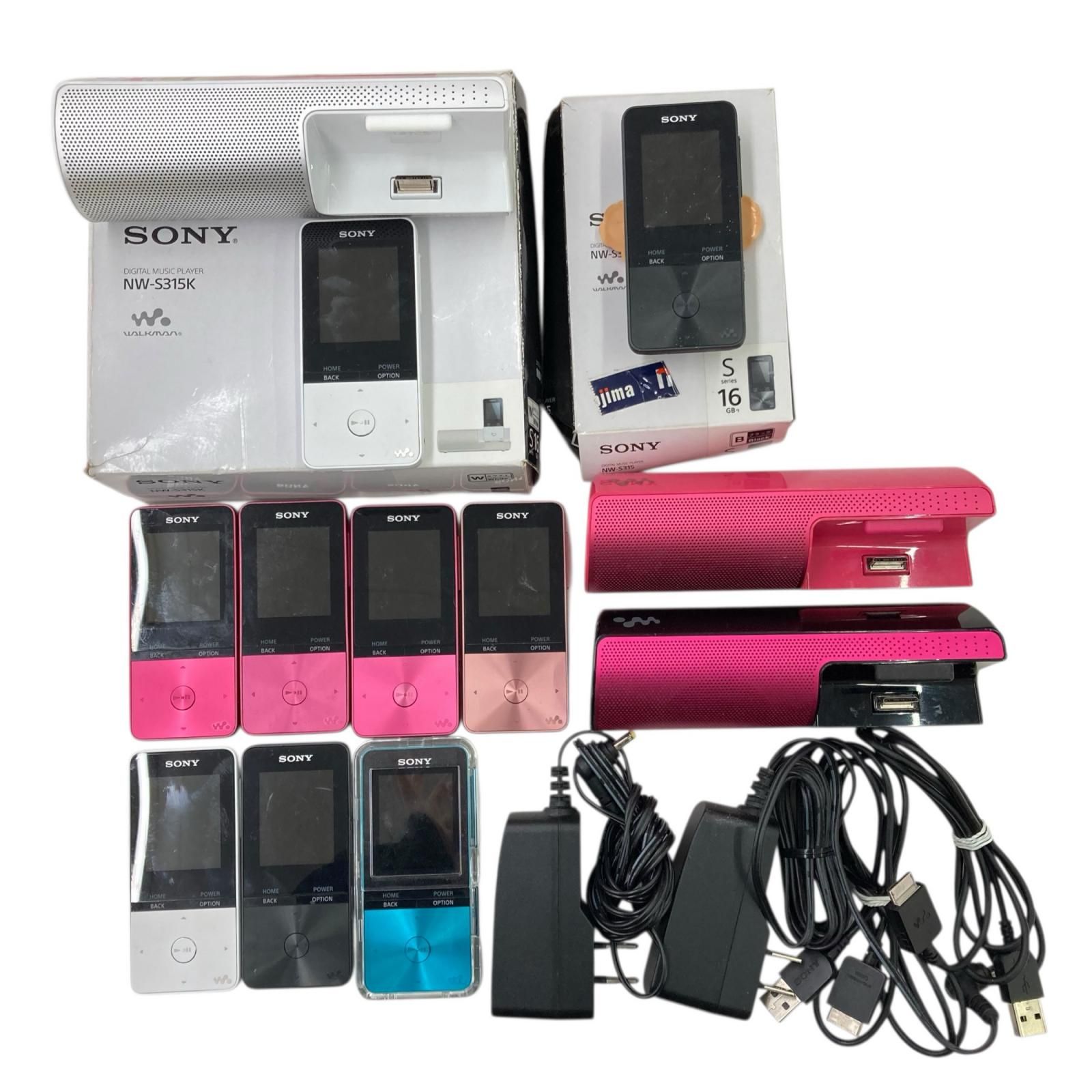 186001 動作未確認 SONY ソニー ウォークマン&スピーカー NW-S315