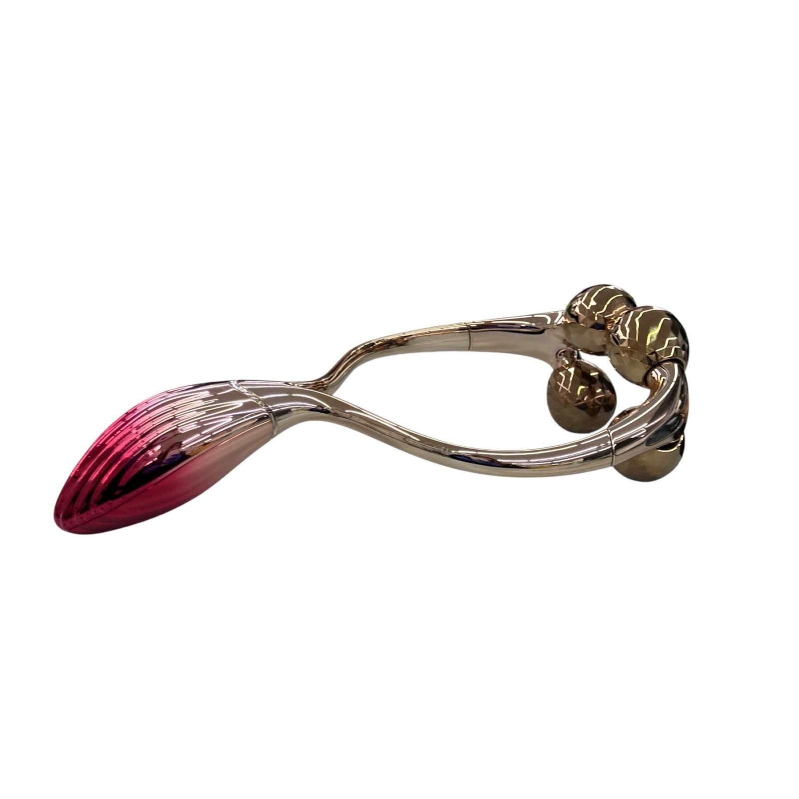 186000 現状品 ReFa リファ ダブルレイ 美顔ローラー レッド／ゴールド