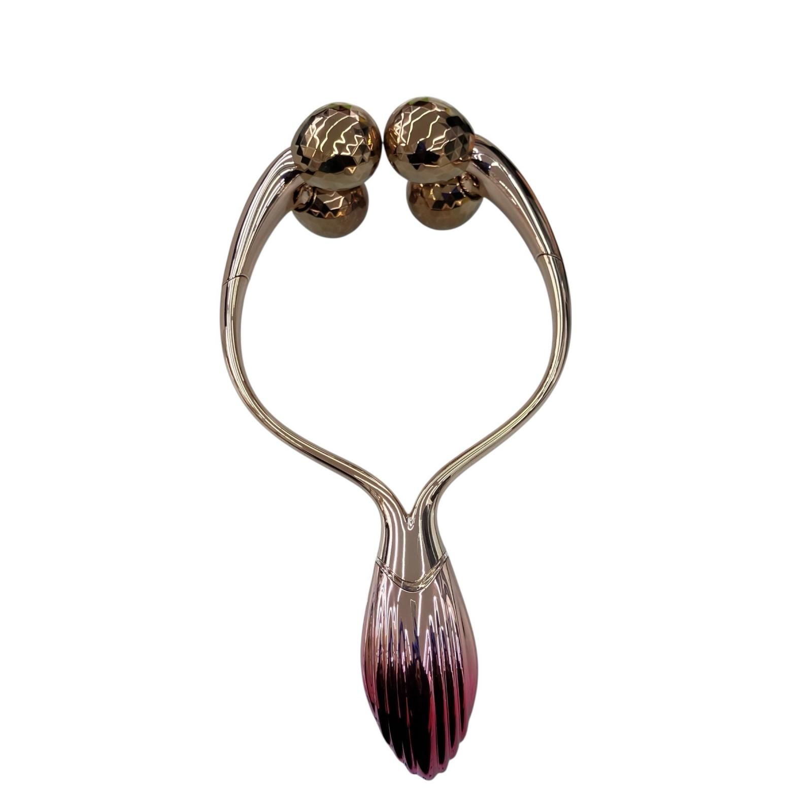 186000 現状品 ReFa リファ ダブルレイ 美顔ローラー レッド／ゴールド