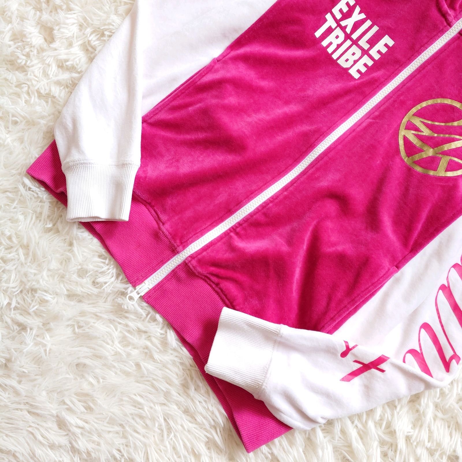 希少 24karats 24カラッツ EXILE TRIBE ベロア ジャージ セットアップ