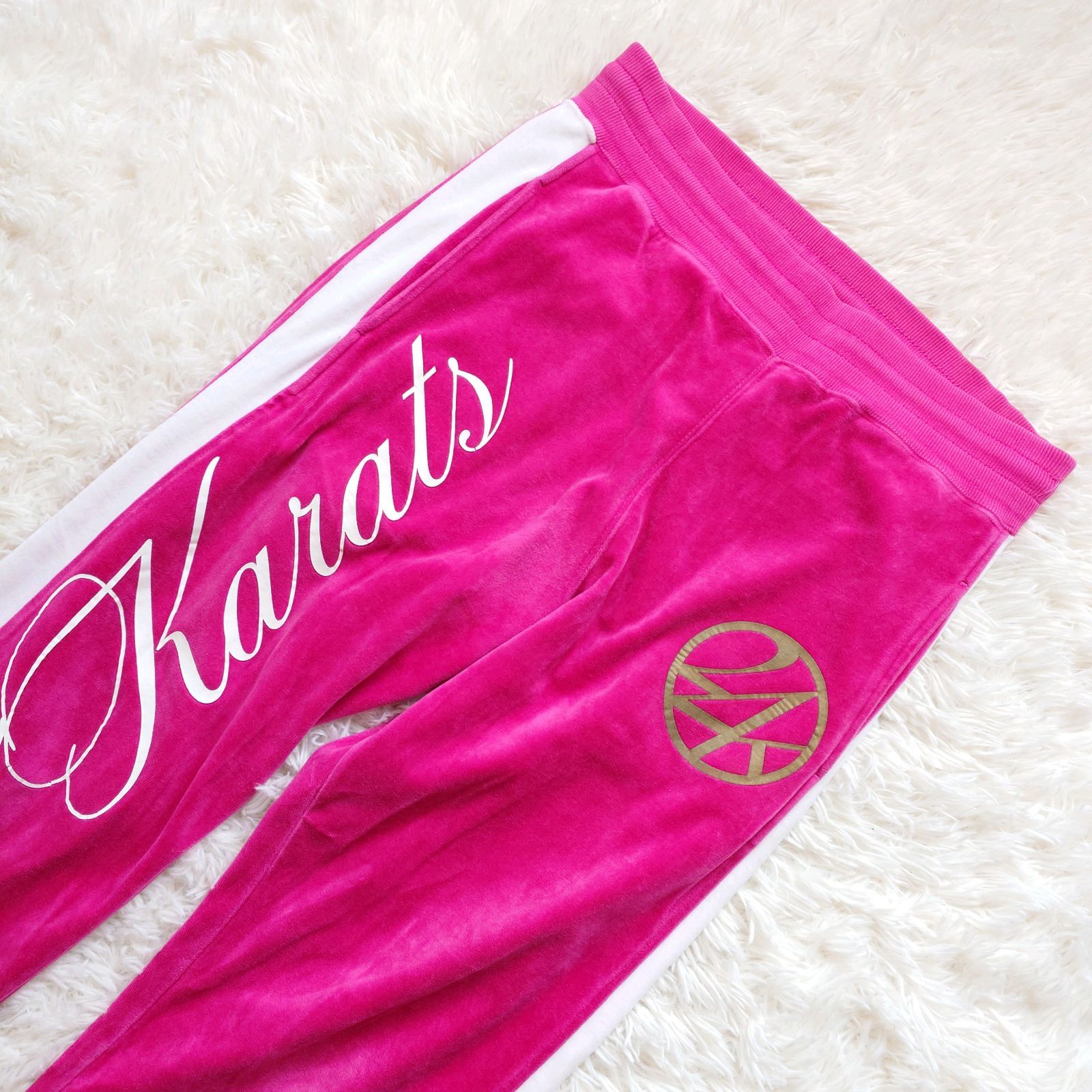 希少 24karats 24カラッツ EXILE TRIBE ベロア ジャージ セットアップ