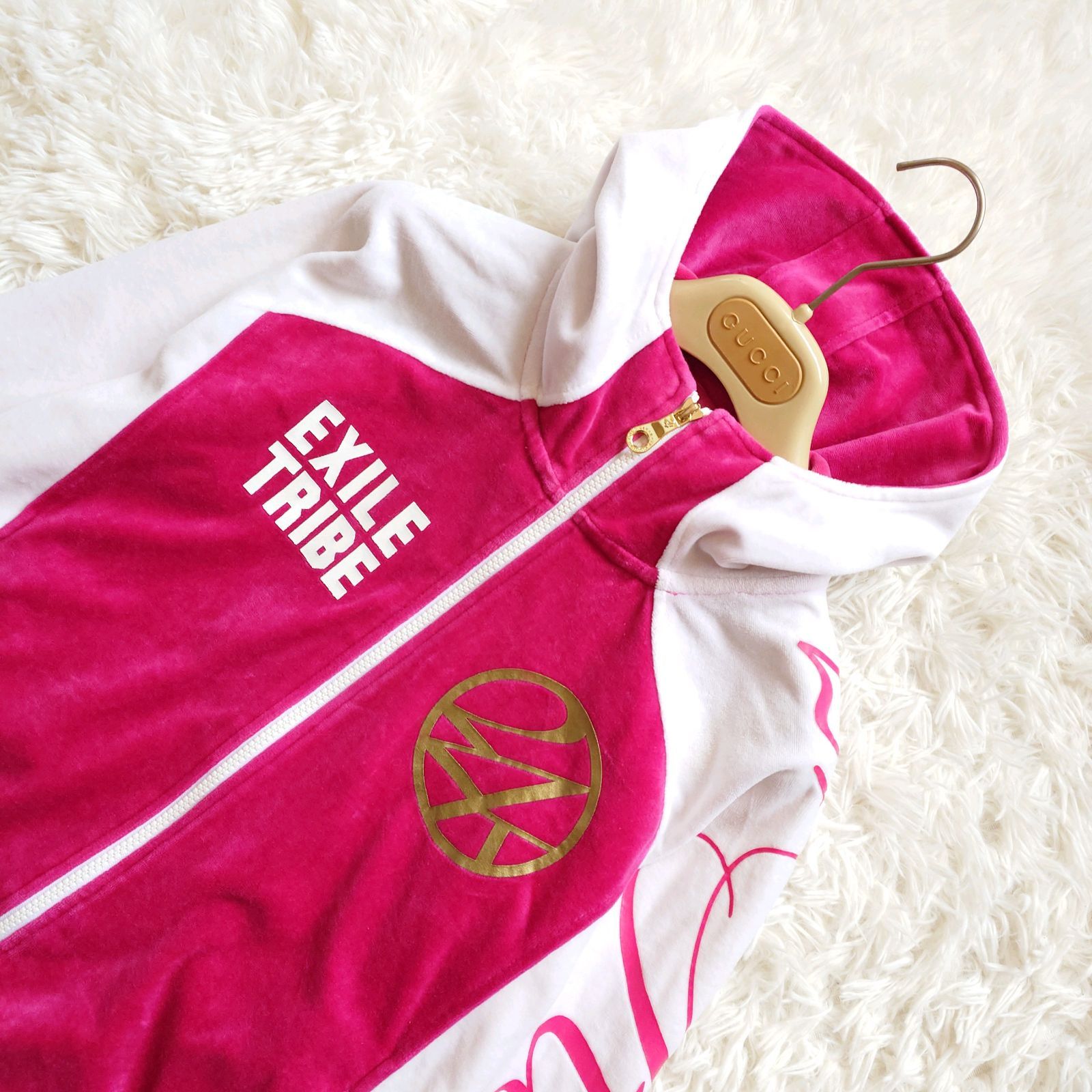 希少 24karats 24カラッツ EXILE TRIBE ベロア ジャージ セットアップ