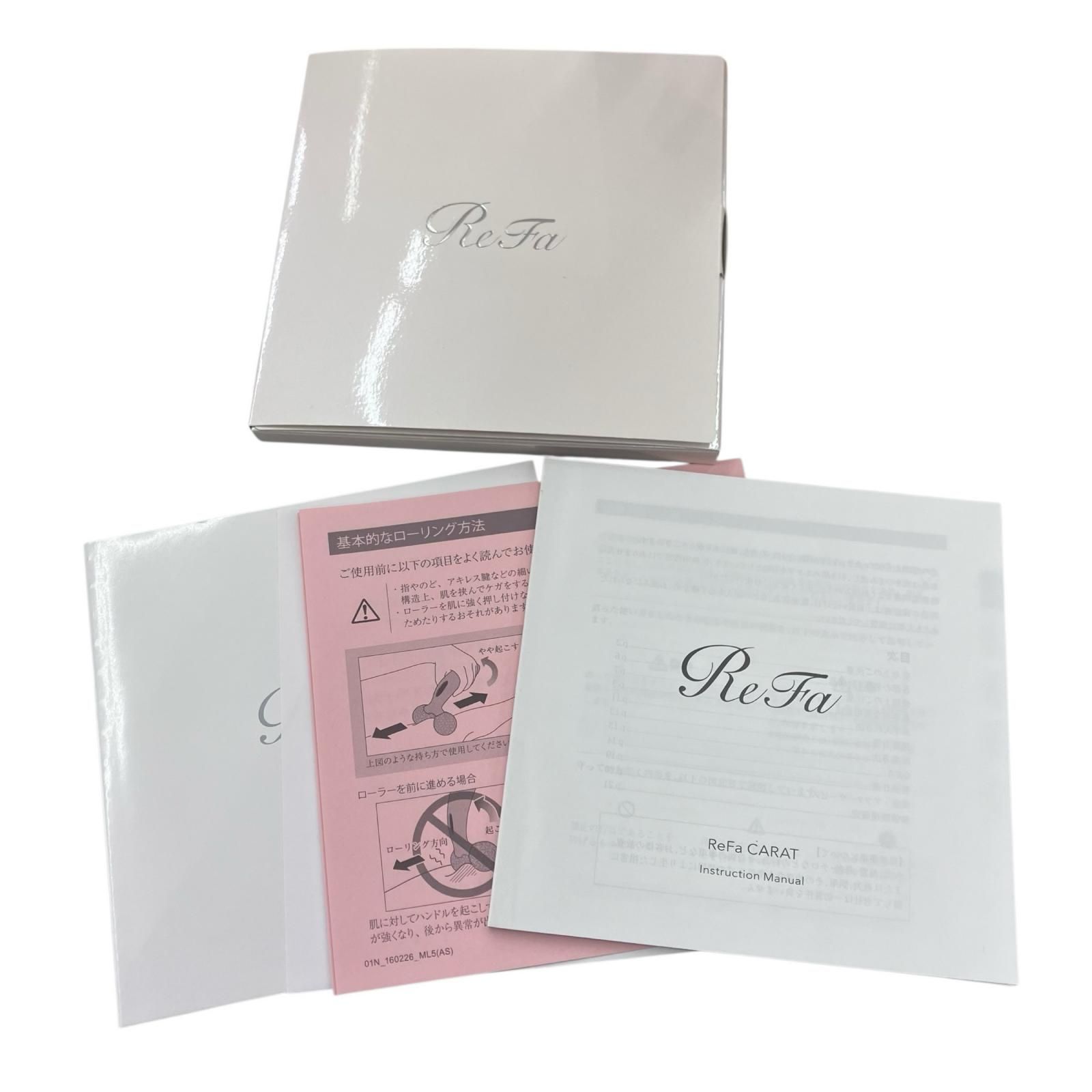 186001 現状品 ReFa リファ カラット 美顔ローラー PEC-L1706 シルバー