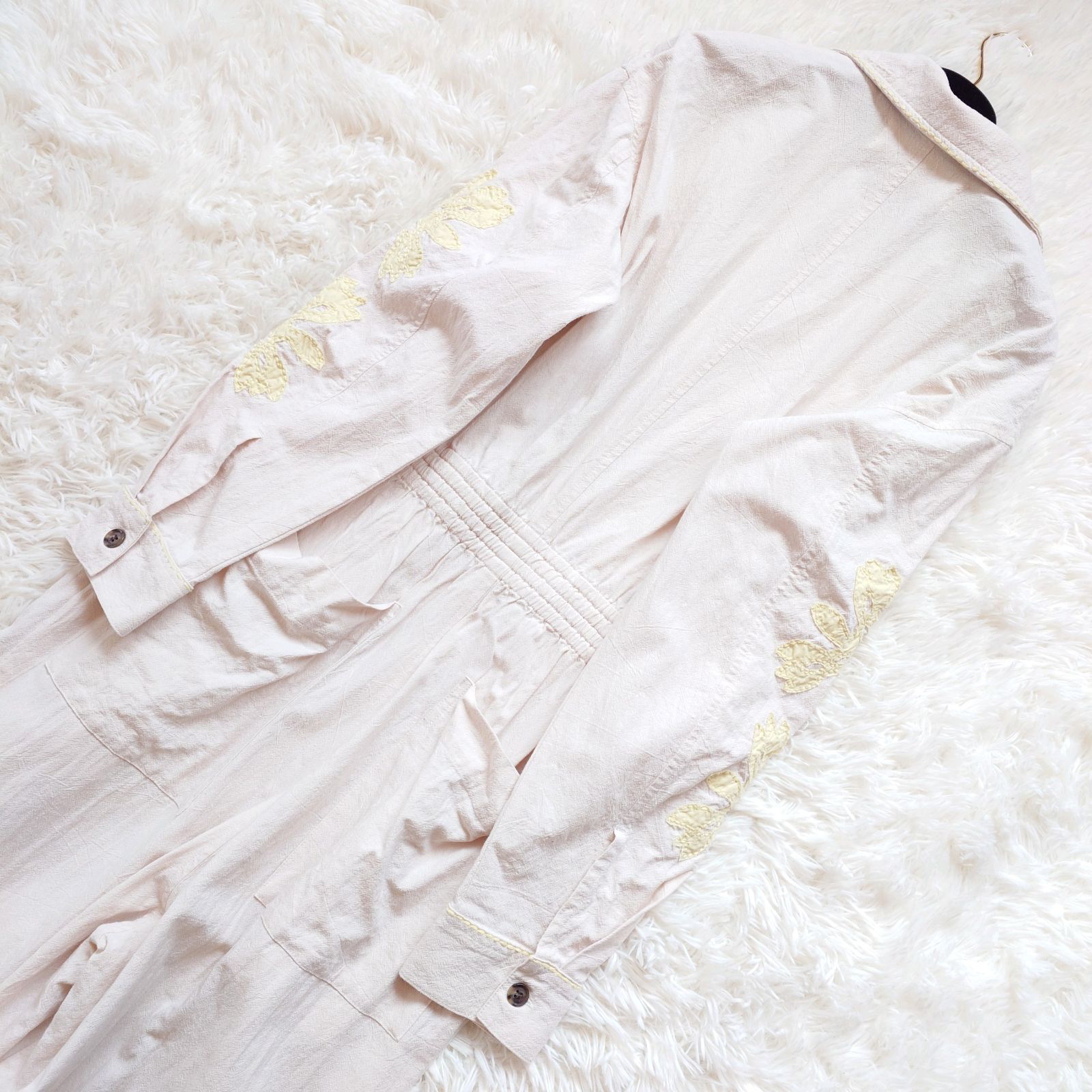 サラマリカ sara mallika フラワー 花柄 パッチワーク ジャンプスーツ