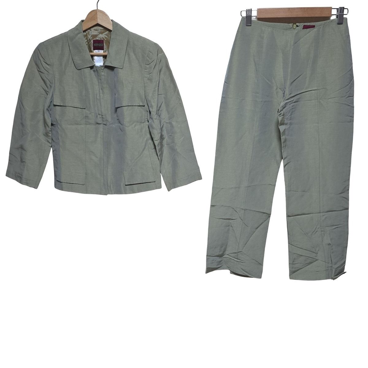 KENZO　ケンゾー　パンツスーツ　レトロ KENZO(ケンゾー) レディースパンツスーツ レディース美品 ライト