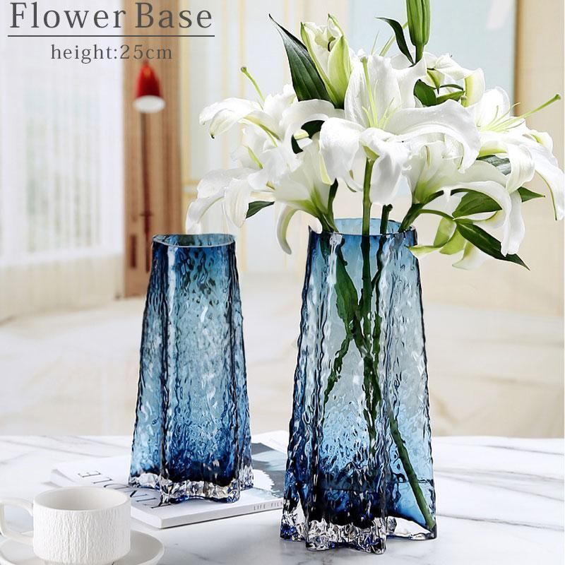 花瓶 おしゃれ 北欧 フラワーベース ガラス 花びん 一輪挿し かわいい