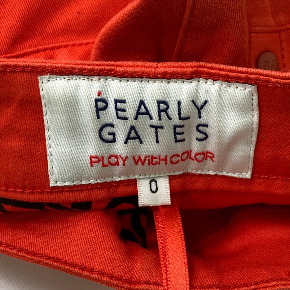 サイズ：0 PEARLY GATES パーリーゲイツ PLAY WITH COLOR スカート