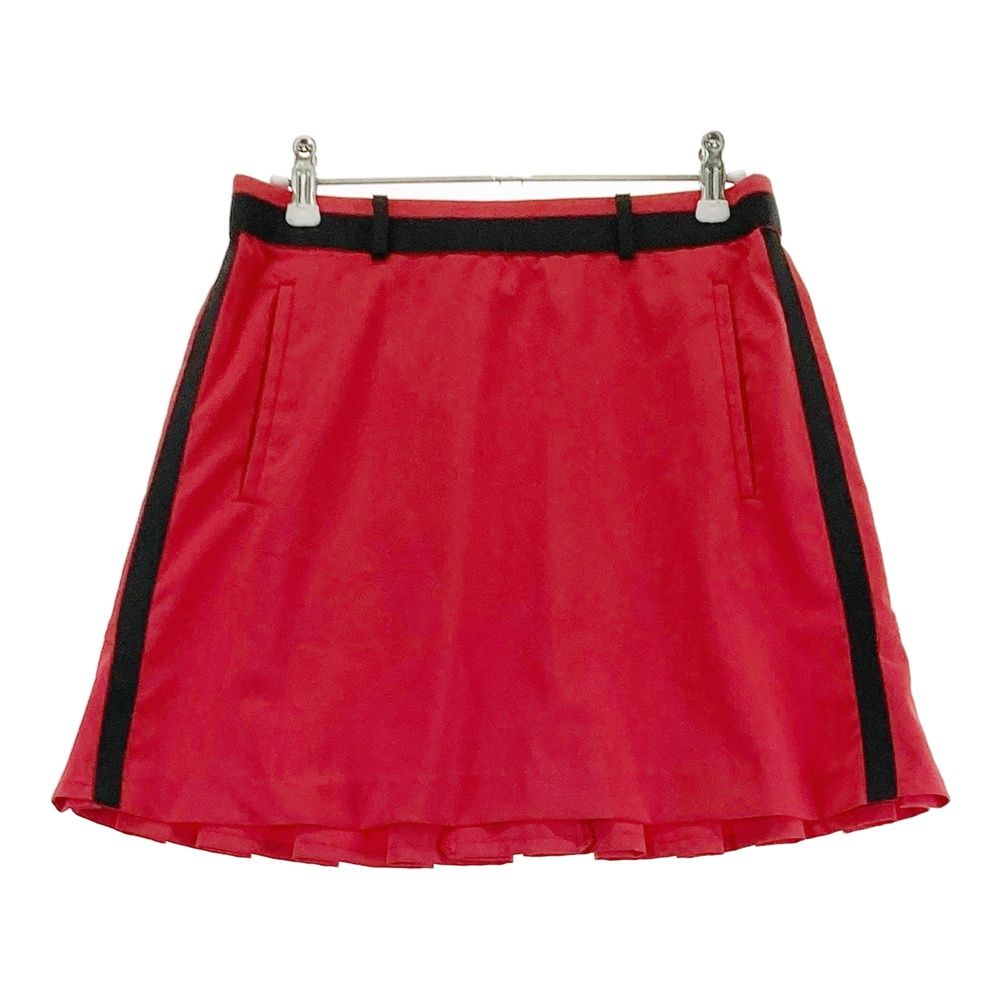 サイズ：38 LANVIN SPORT ランバン スポール スカート レッド系