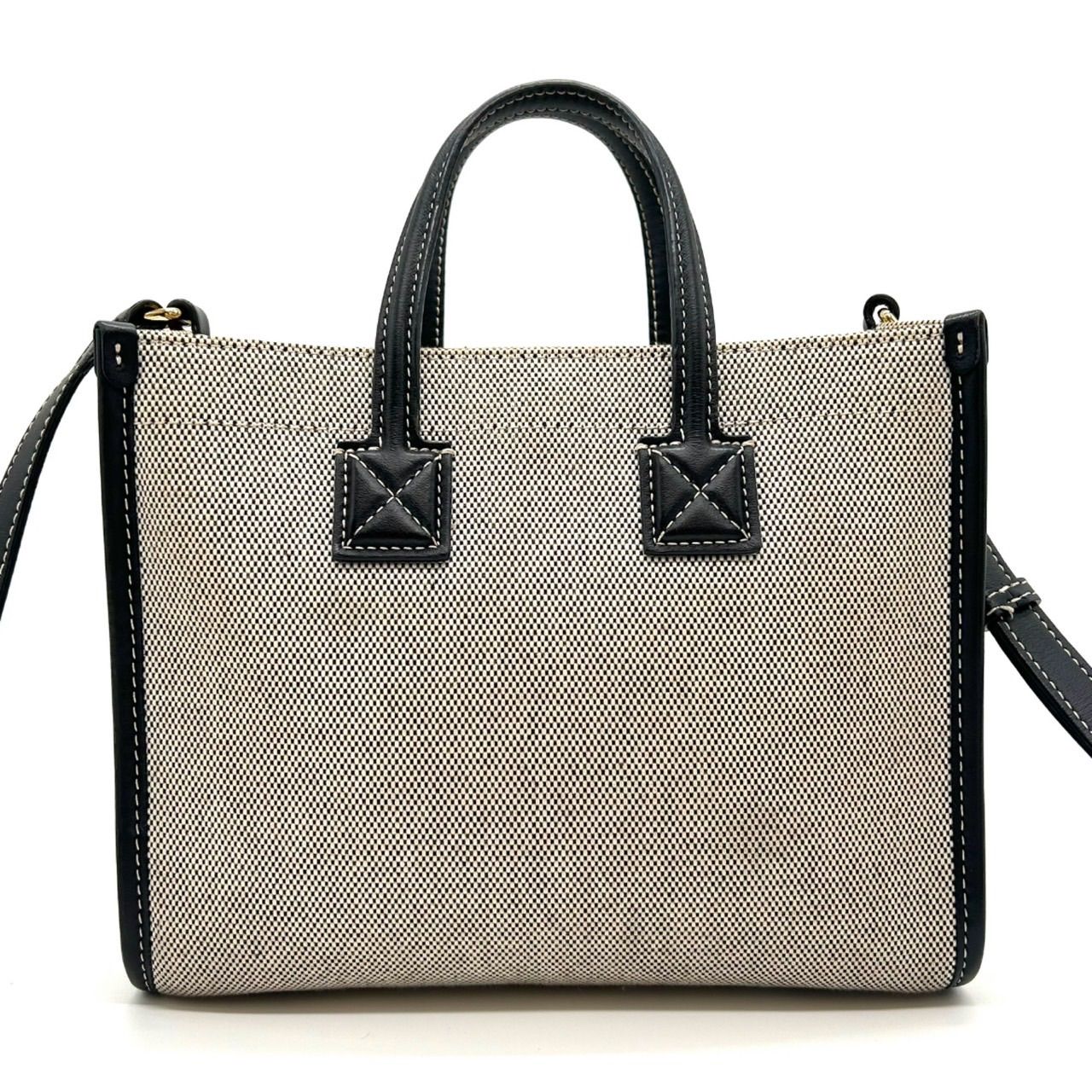 美品バーバリー BURBERRY ハンドバッグ キャンバス レザー トートバッグ 美品☆バーバリートートバッグレザーキャンバス肩掛けビジネスバッグ